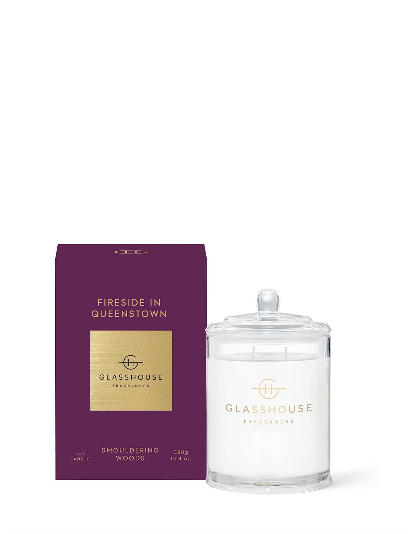 Glasshouse Fragrances Fireside In Queenstown Candle 380g David Jones