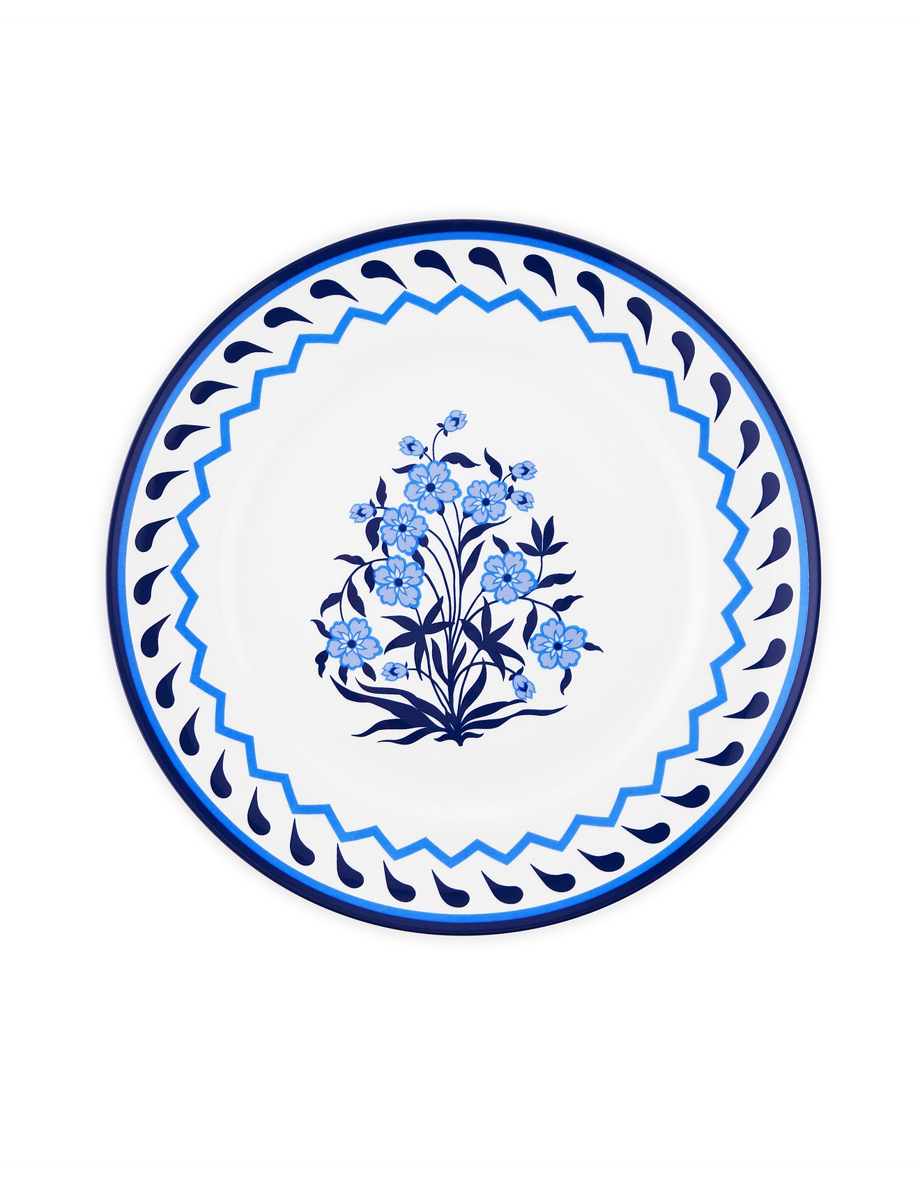 Aquazzura Casa Jaipur Dinner Plate 27cm Set Of 2 Blue David Jones
