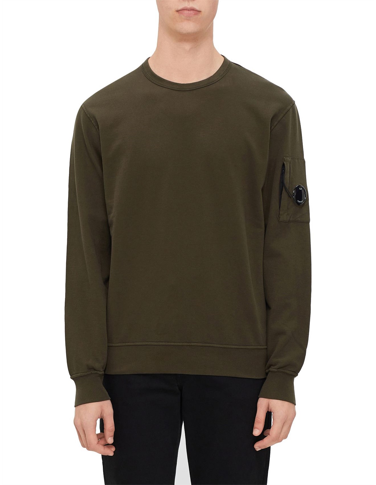 Cp Company Light Fleece Crew Neck Sweatshirt | David Jones