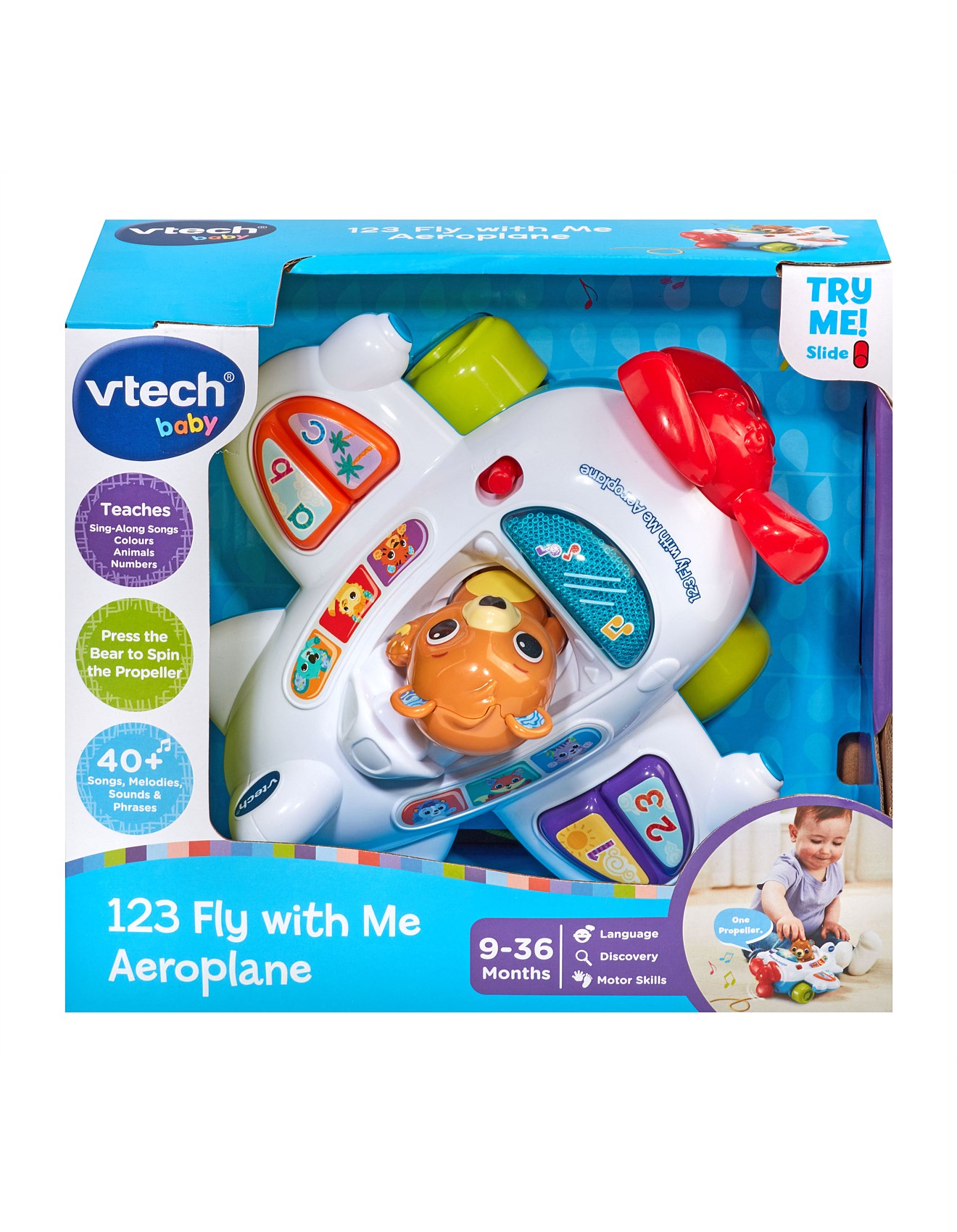 Vtech Pull Pop Aeroplane For $20] Vtech Pull Pop Aeroplane