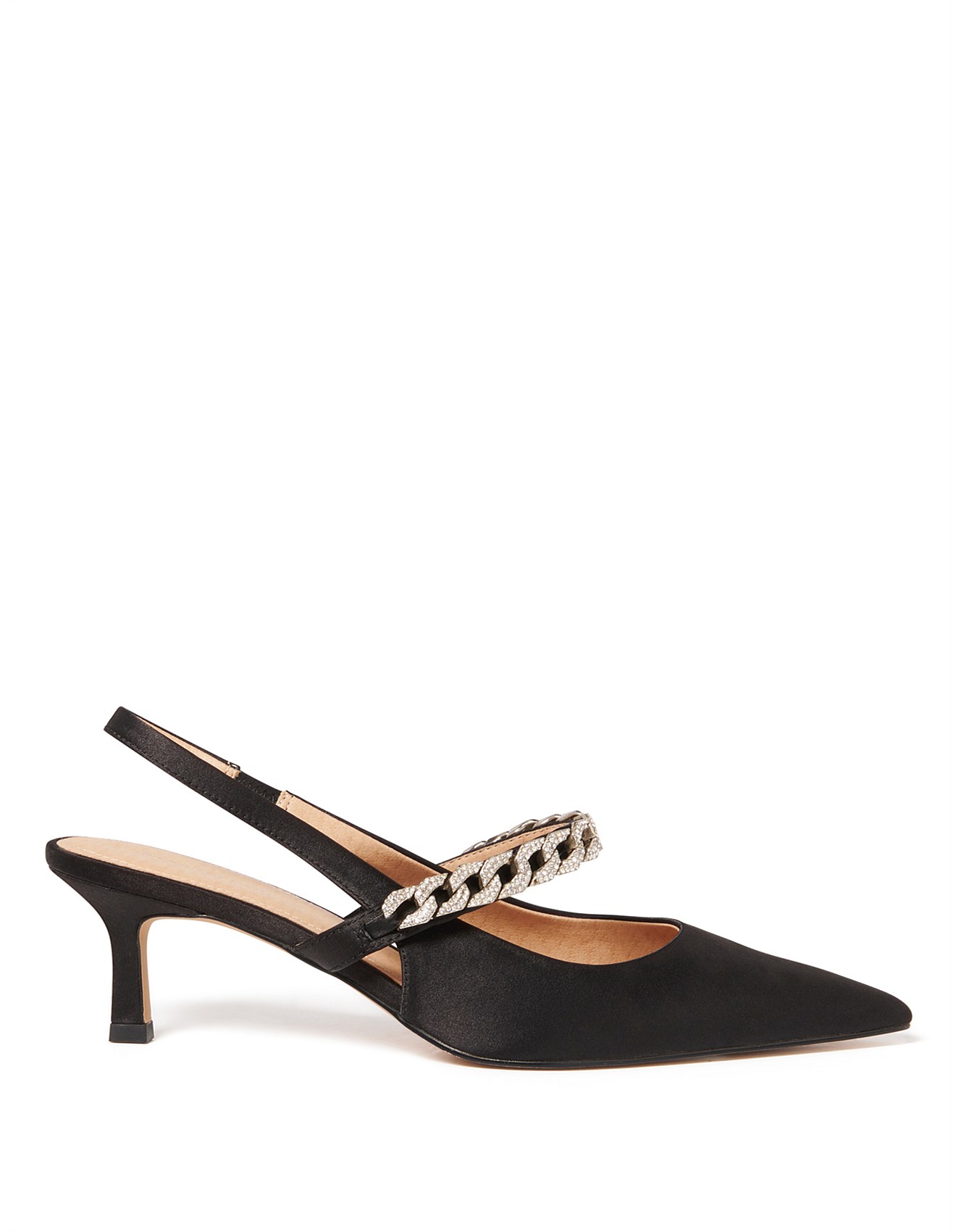 Forever New Kylee Diamante Detail Slingback Heels David Jones