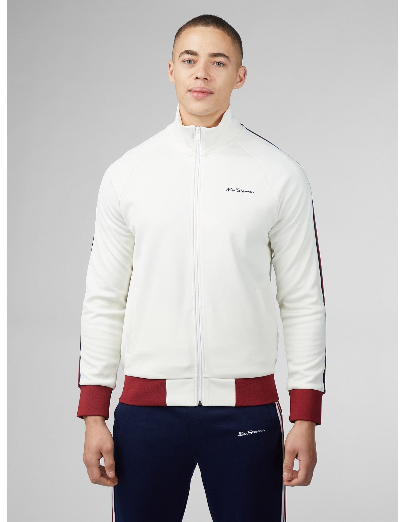Ben Sherman Taped Tricot Track Top David Jones - Main Image