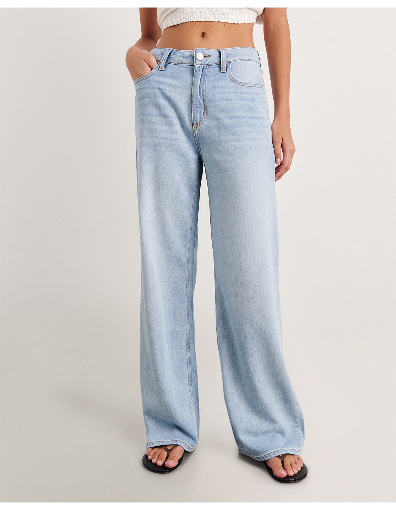 Jag Loe Mid Rise Straight Jean David Jones