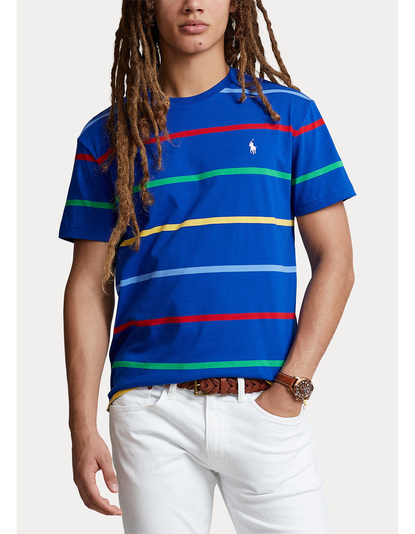Polo Ralph Lauren Classic Fit Striped Jersey T-shirt David Jones
