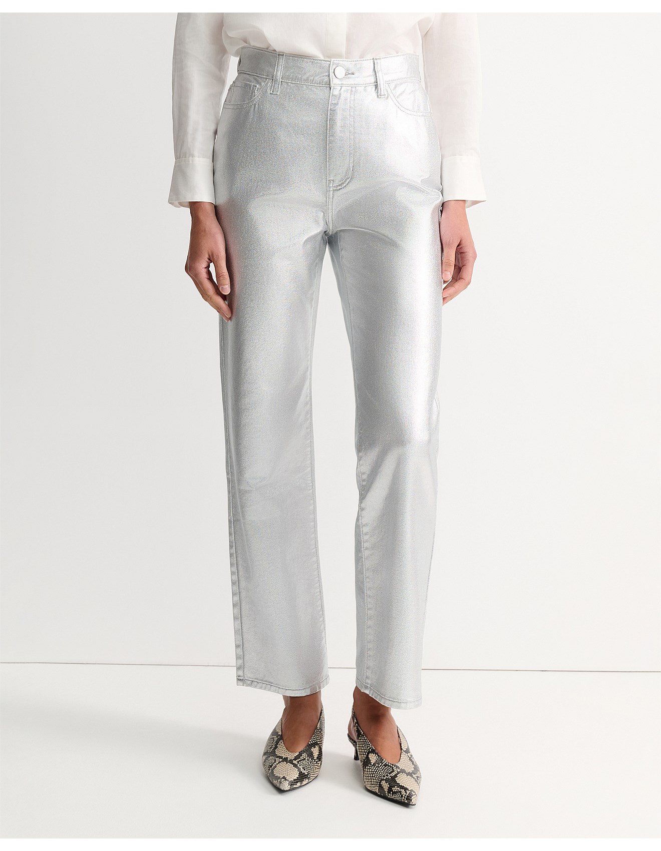 Sportscraft Bec Foiled Straight Leg Jean David Jones