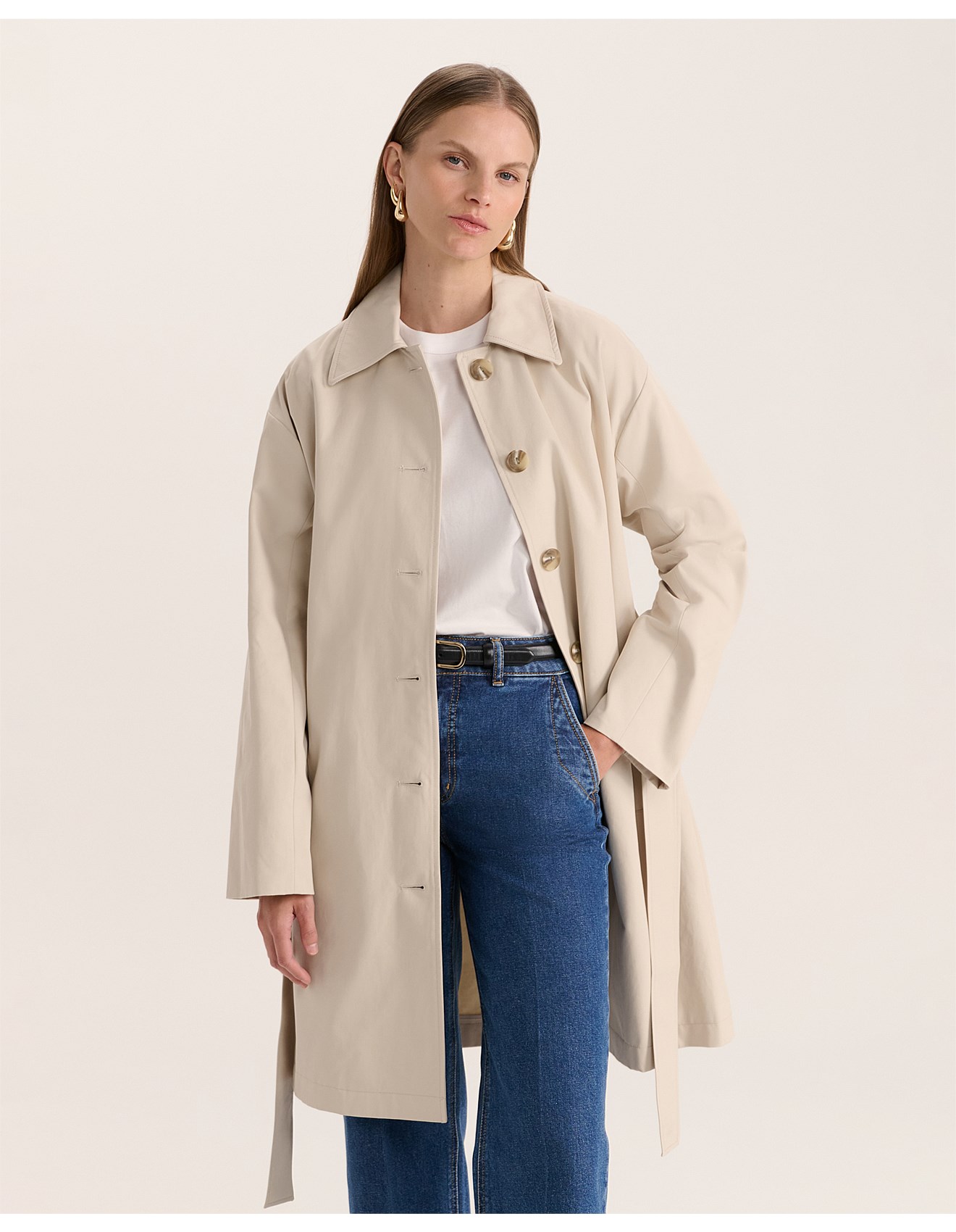 Saba Lana Long Mac Coat David Jones