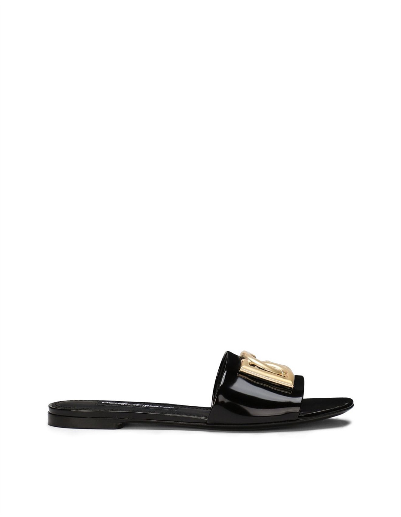 Dolce & Gabbana Vit.liscio Ciabatta Sandal Flat | David Jones