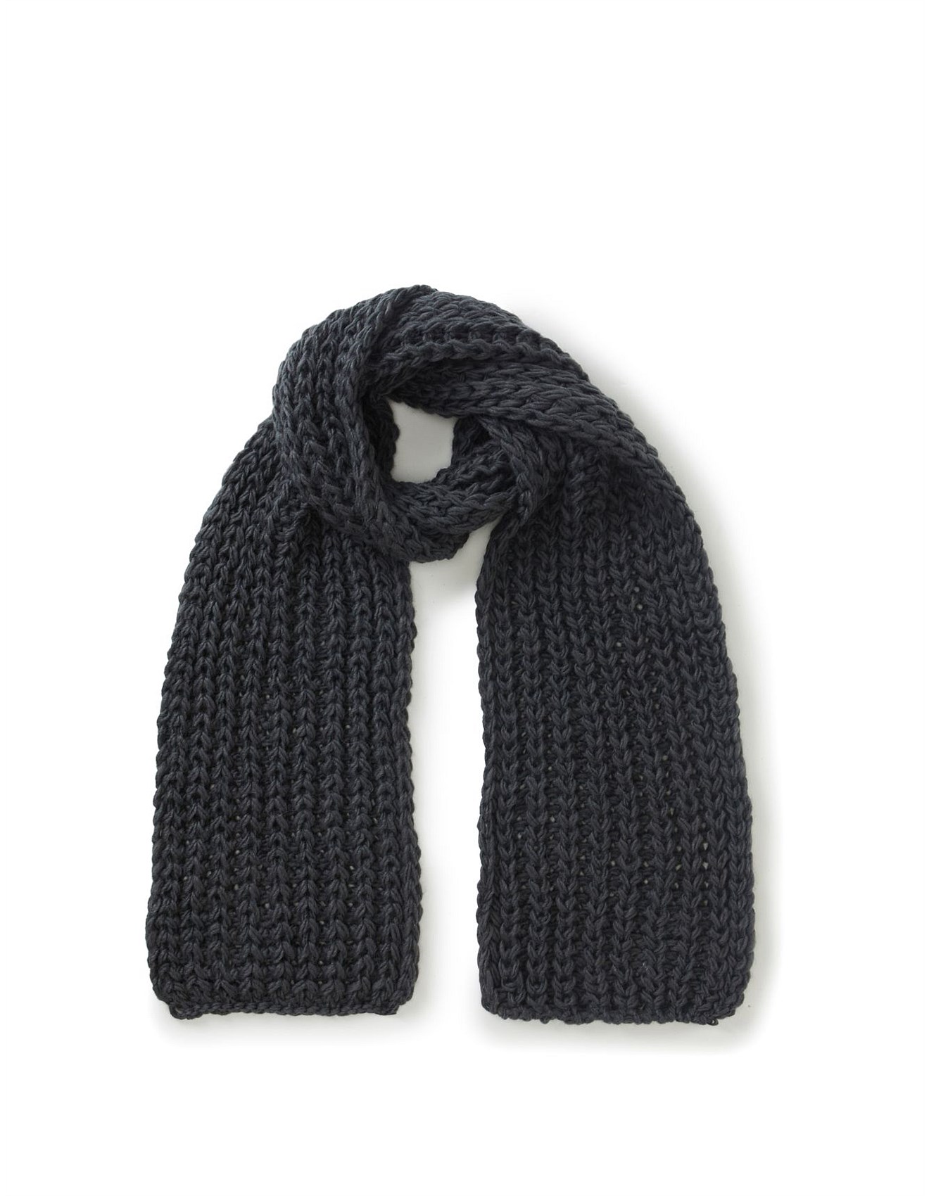 Milana Chunky Knit Wool Blend Scarf David Jones
