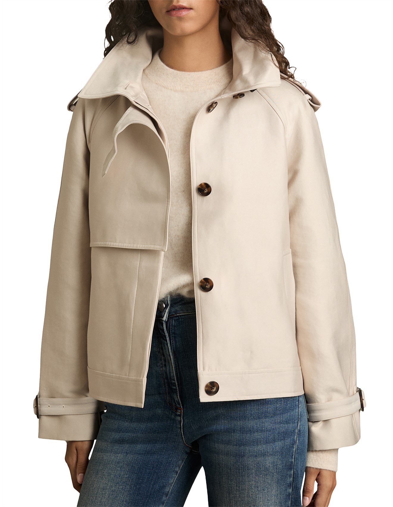 Reiss Mila Short Length Mac Jacket David Jones