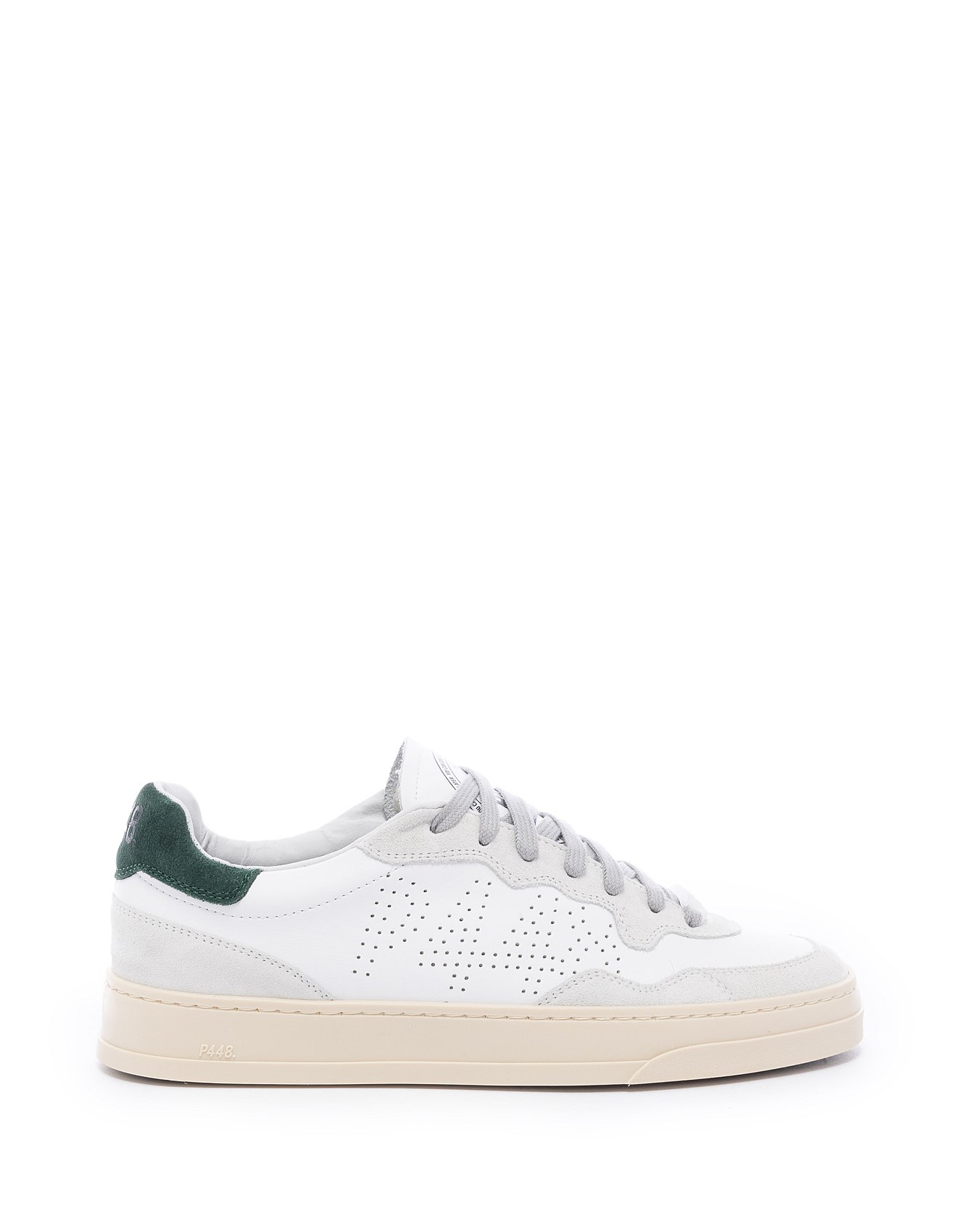P448 Bali Recycled White/green Sneaker David Jones