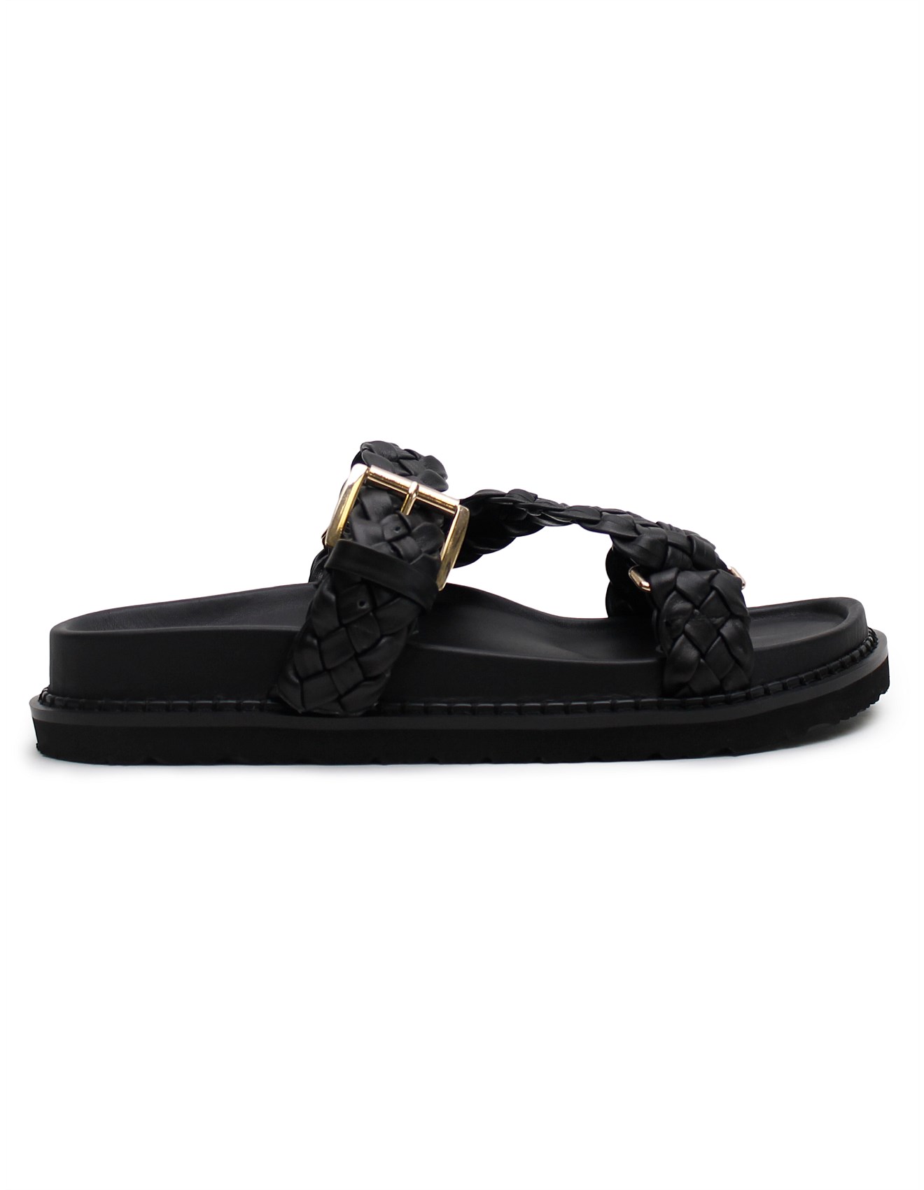 La Tribe Aki Braided Slide David Jones