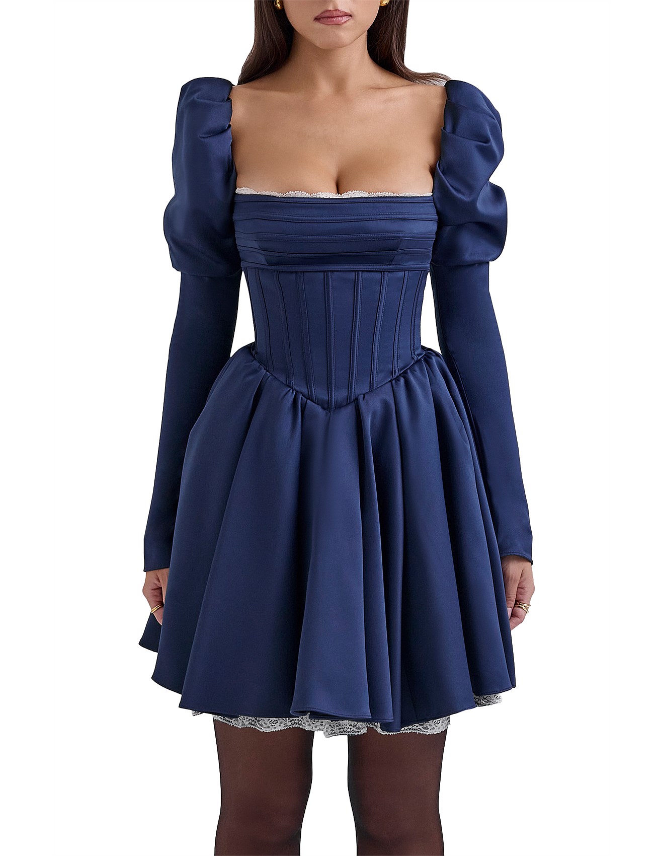 House Of Cb Blue Mini Dress HOUSE OF CB 'Minimoiselle' Cinderella
