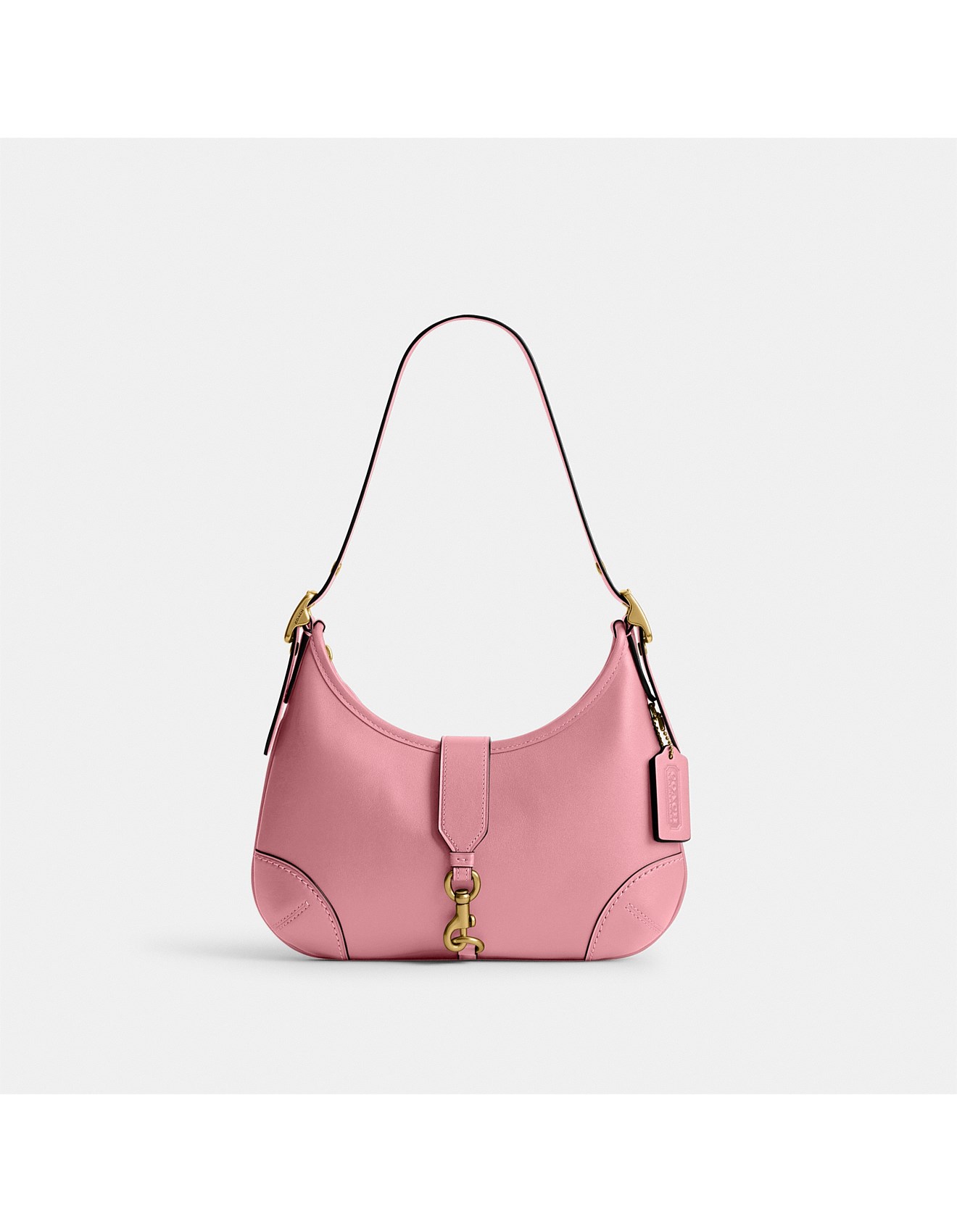 【美品】Coach Pink Salmon Hobo Shoulder Bag Coach salmon shoulder purse - Gem