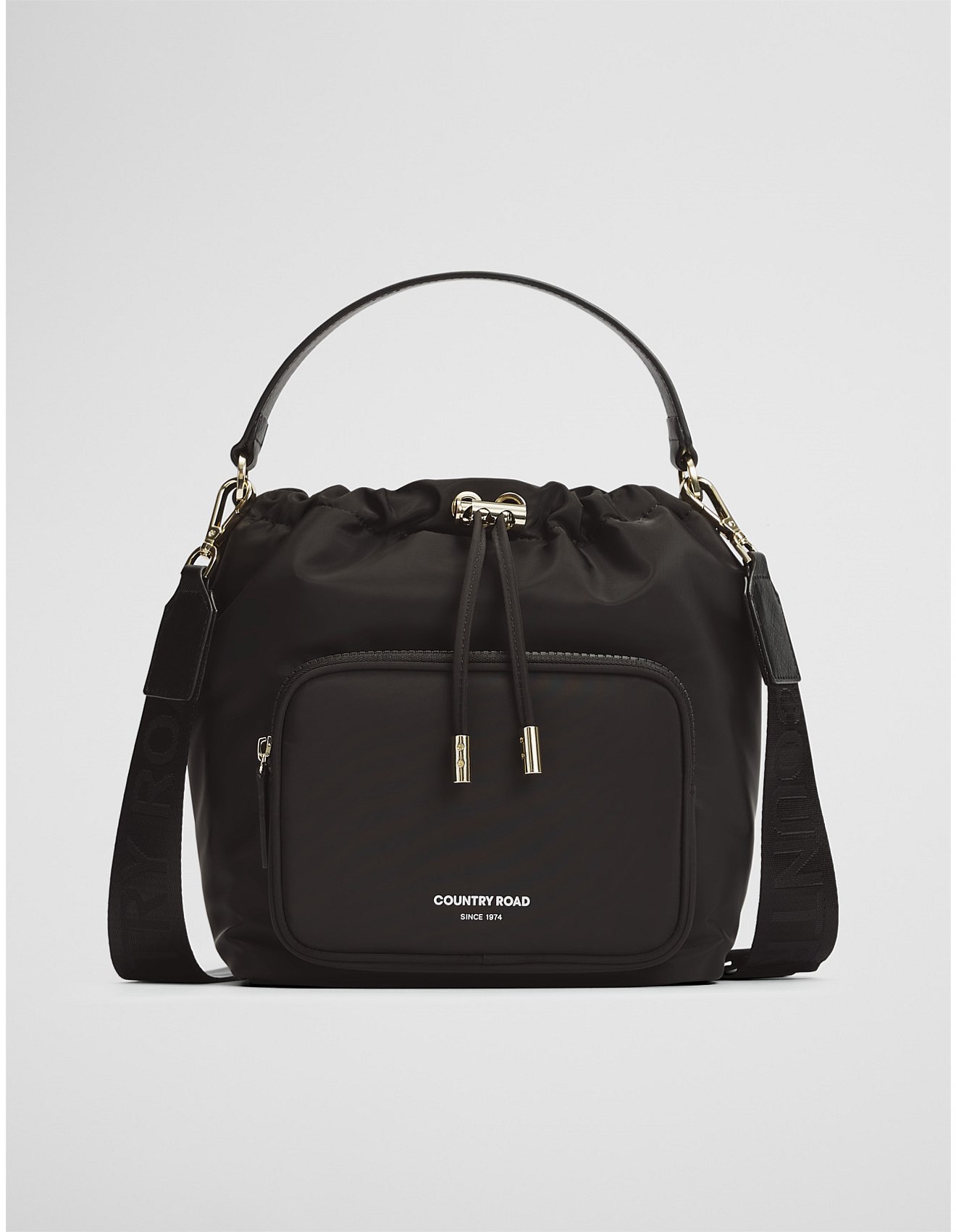 Country Road Recycled Polyester Soft Bucket Bag David Jones