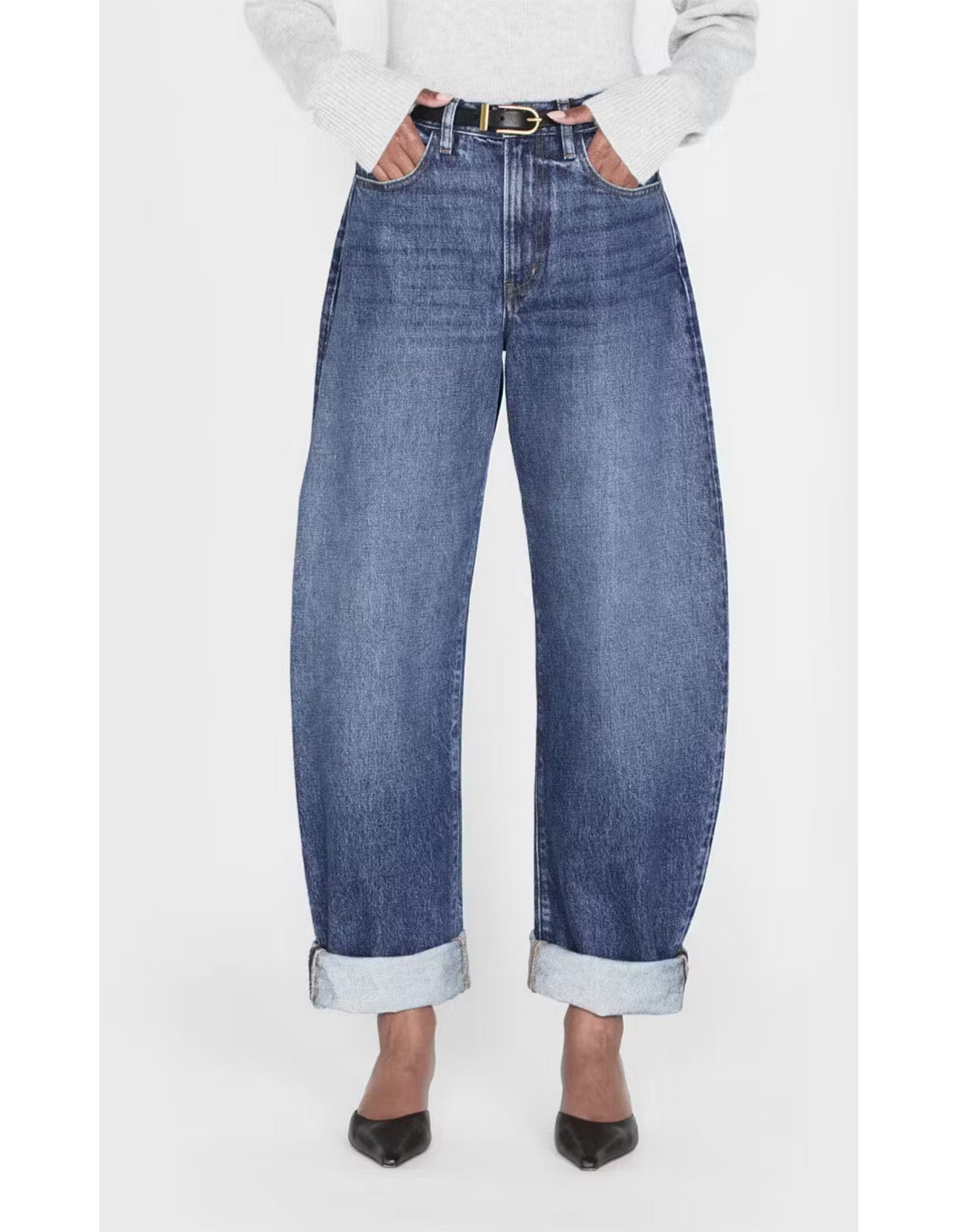 Frame Denim Baggy Bubble Barrel Jean David Jones