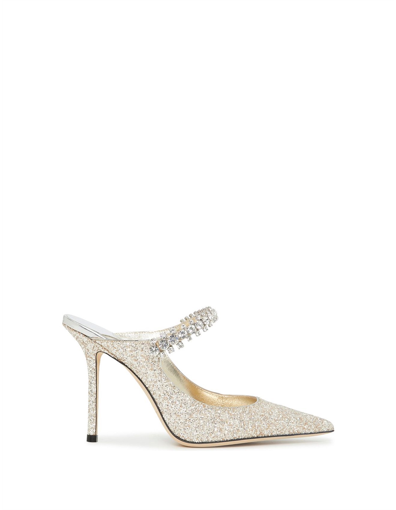 Pointed Toe Bing Jimmy Choo Jimmy Choo Bing 100 Mule Pearl Crystal