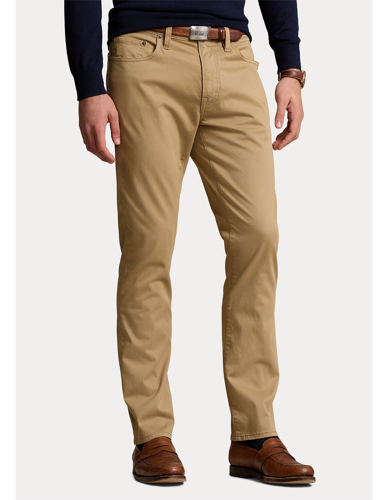 Polo Ralph Lauren Varick Slim Straight Stretch Sateen Pant | David