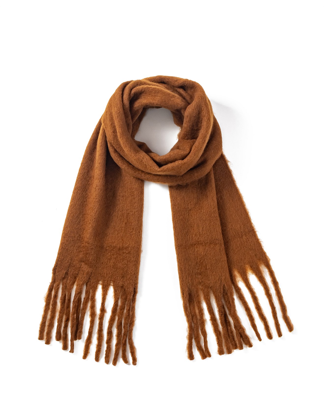 Gregory Ladner Thick Scarf With Fringe David Jones