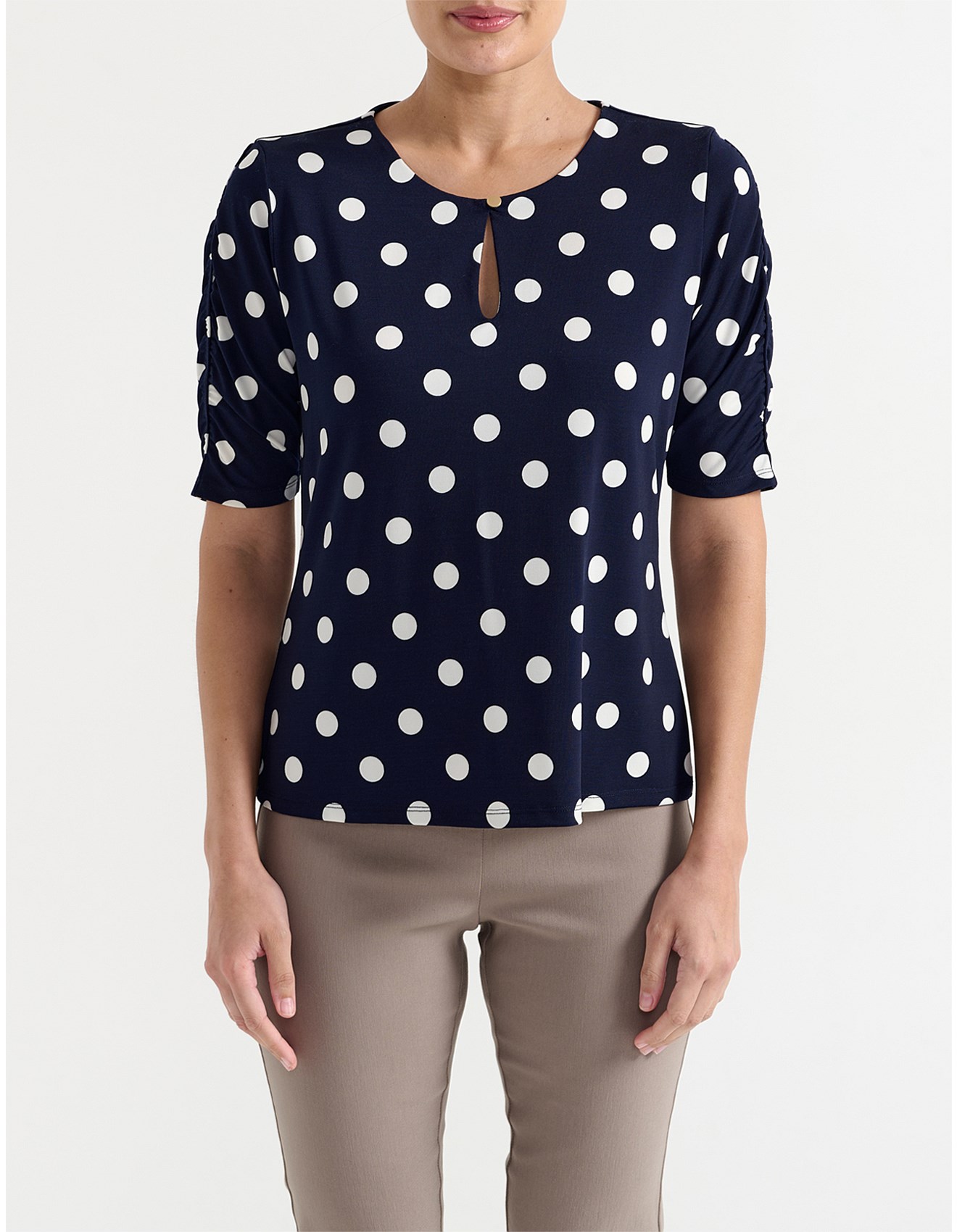 David Jones Women S Clothing Sale 2026.David Jones Collection Boat Neck 3/4 Sleeve Top | David Jones