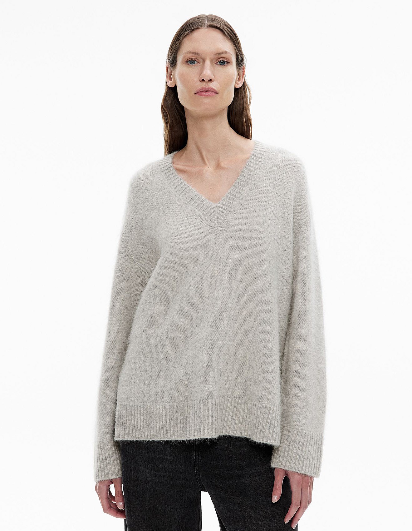 Witchery Fluffy V Neck Knit David Jones