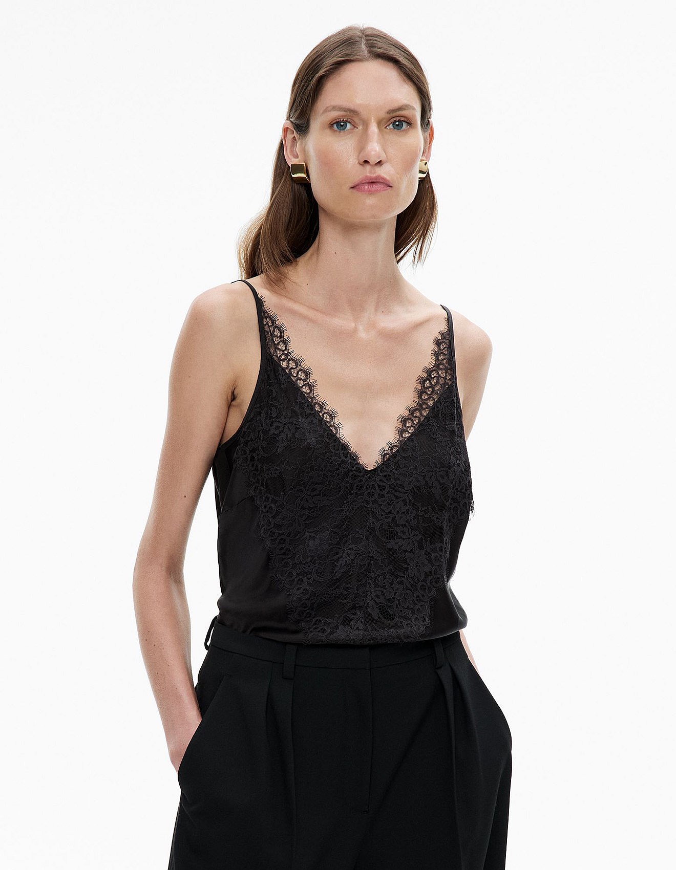 Witchery Lace Trim Tank | David Jones