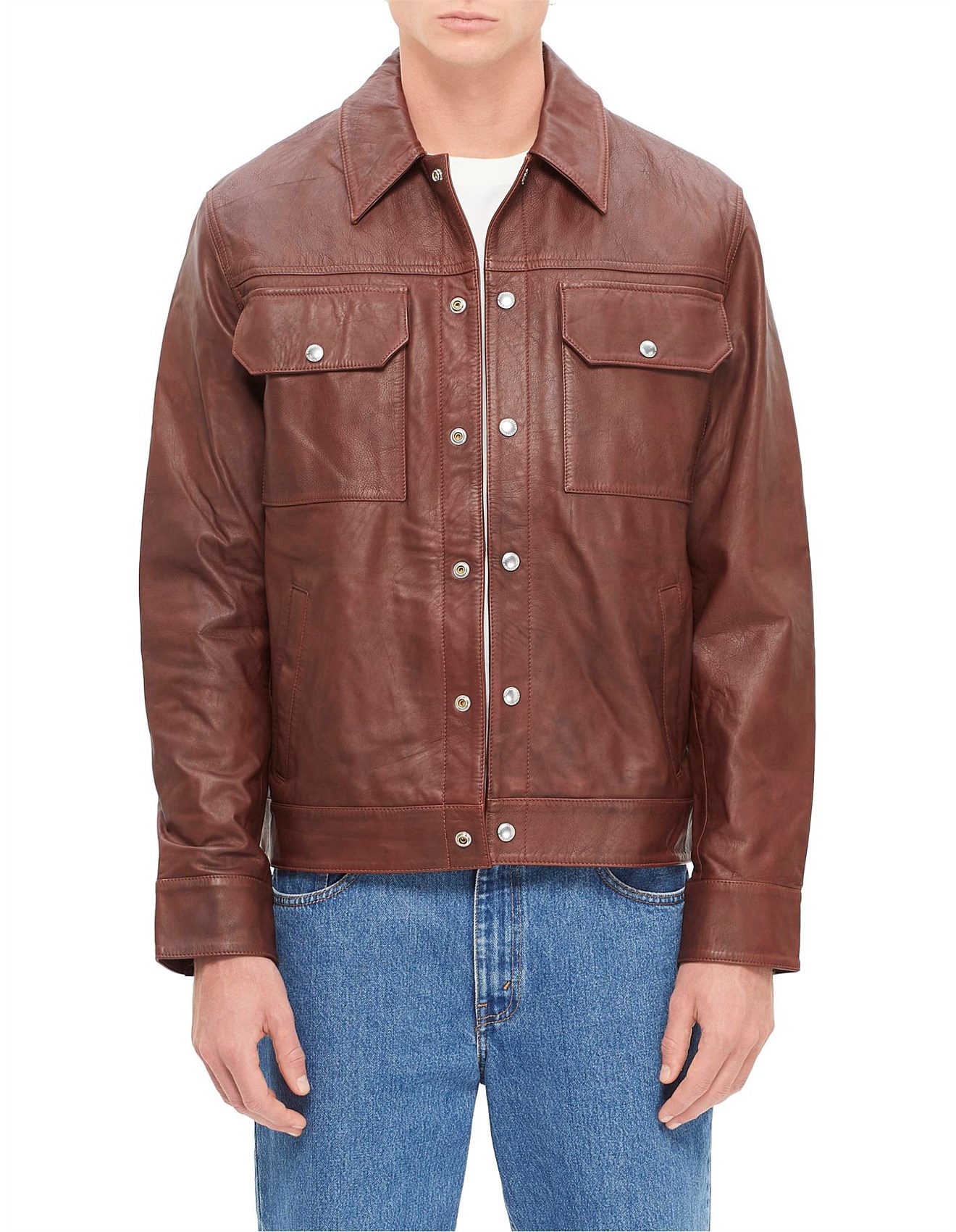 Trucker Jacket Leather Jacket Scotch And Soda Scotch Soda Trucker