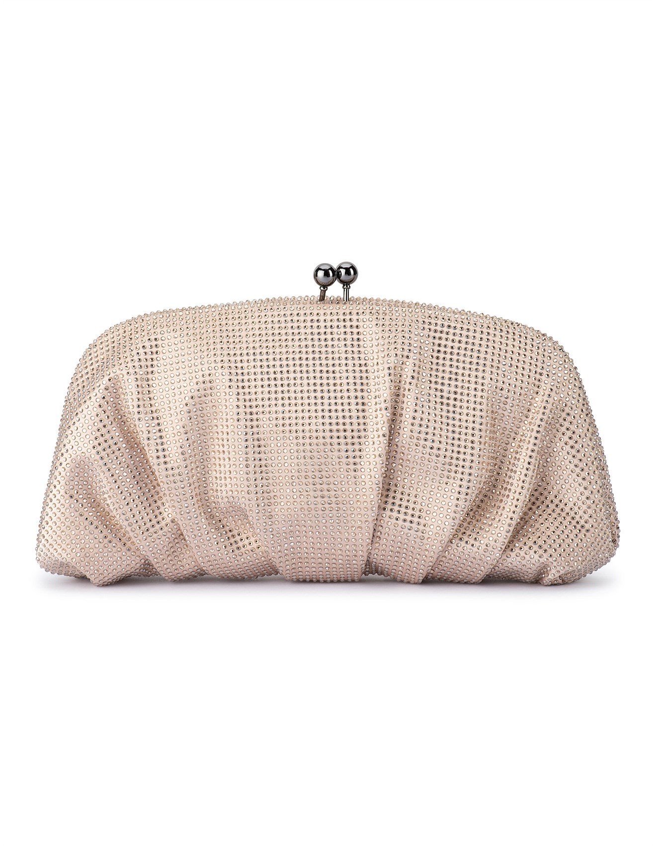 Olga Berg Aria Gathered Frame Purse David Jones