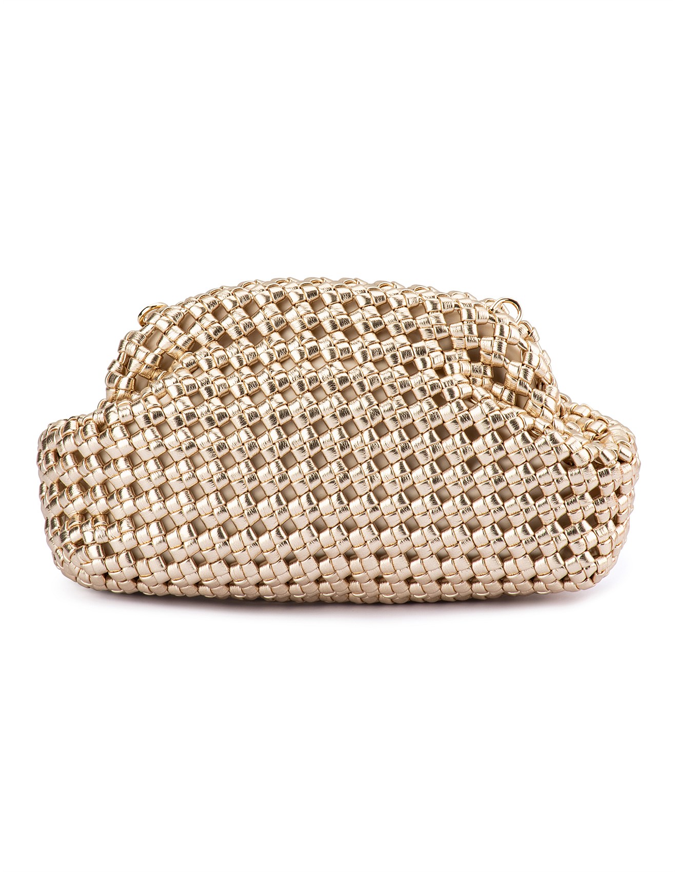 Olga Berg Everly Hand Woven Clutch David Jones
