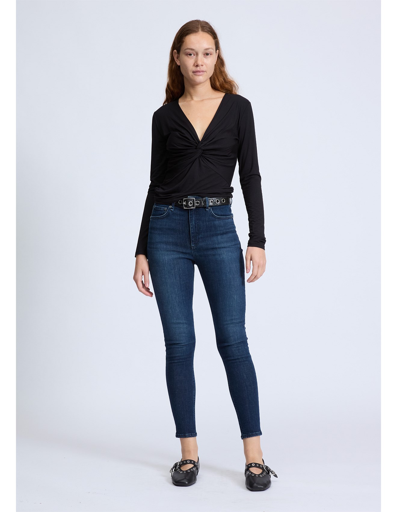 Rag Bone Epic Nina High-rise Full Length Skinny Jean David Jones
