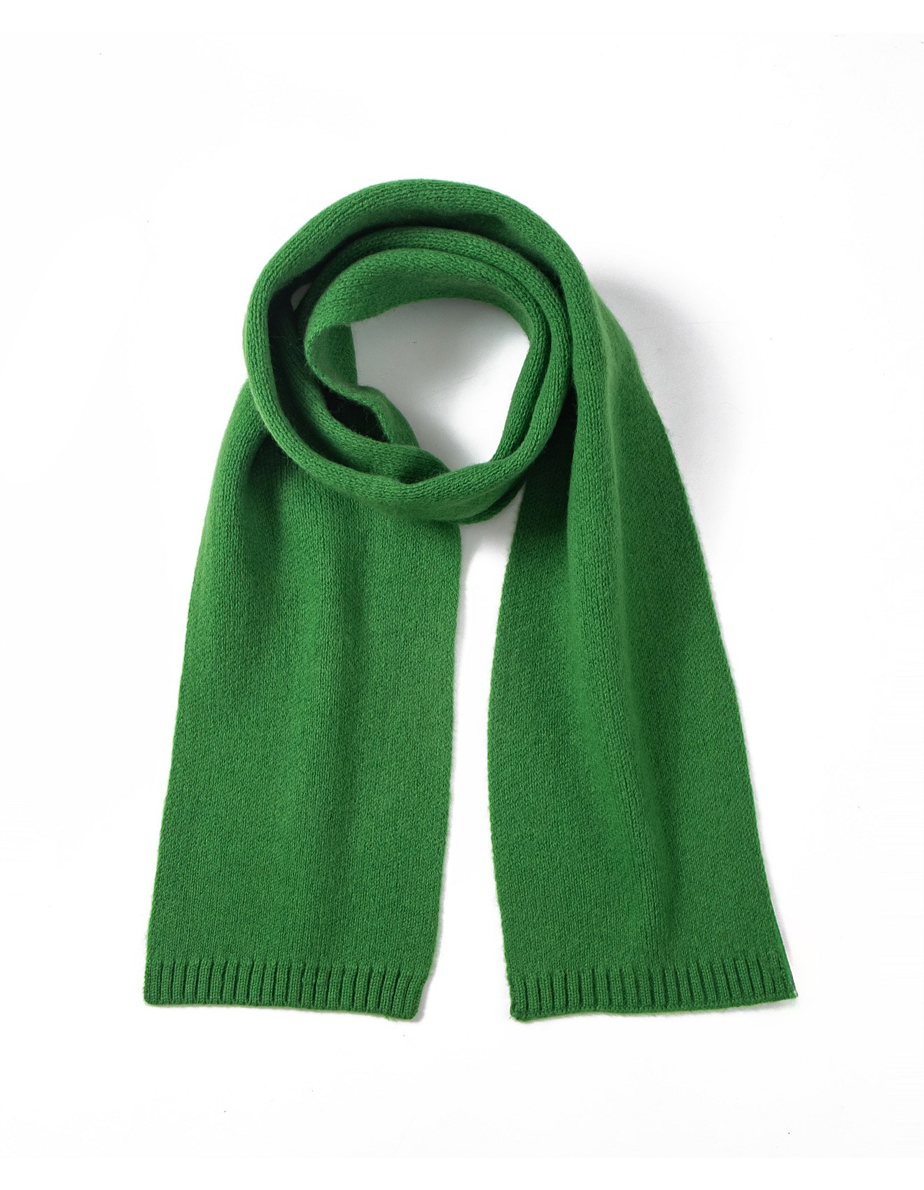 Gregory Ladner Wool Mix Scarf With Ribbed Edge David Jones