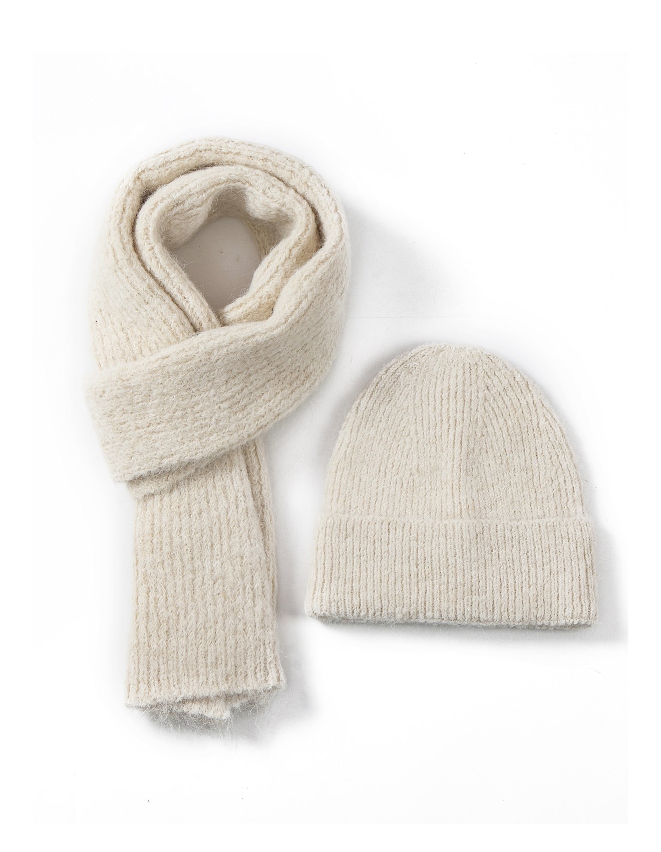 Gregory Ladner Scarf and Beanie Set David Jones