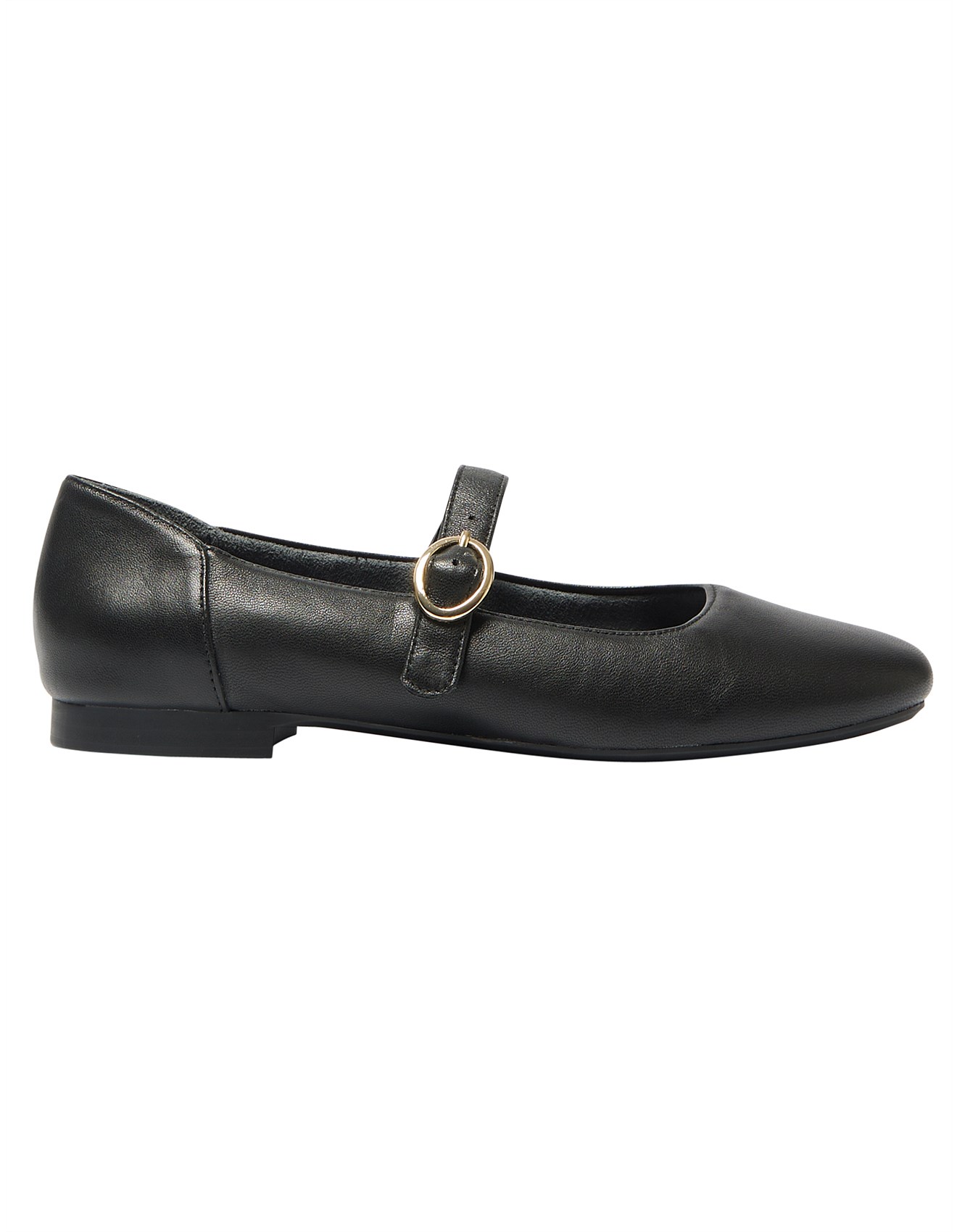 Flat Shoes Clarks Shoes David Jones Clarks FREVA85 COURT Black
