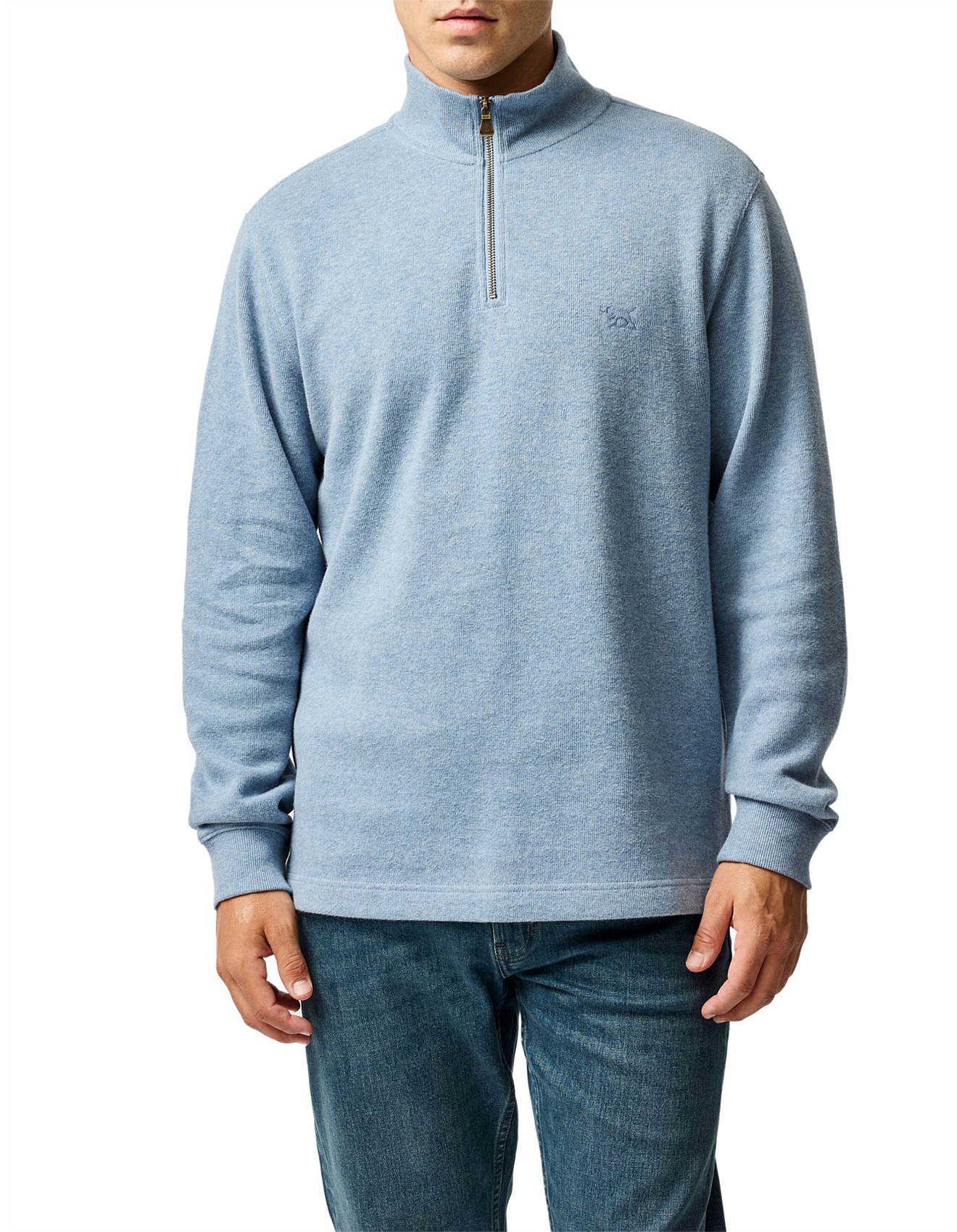 Rodd & Gunn Alton Ave Sweat -Sky | David Jones