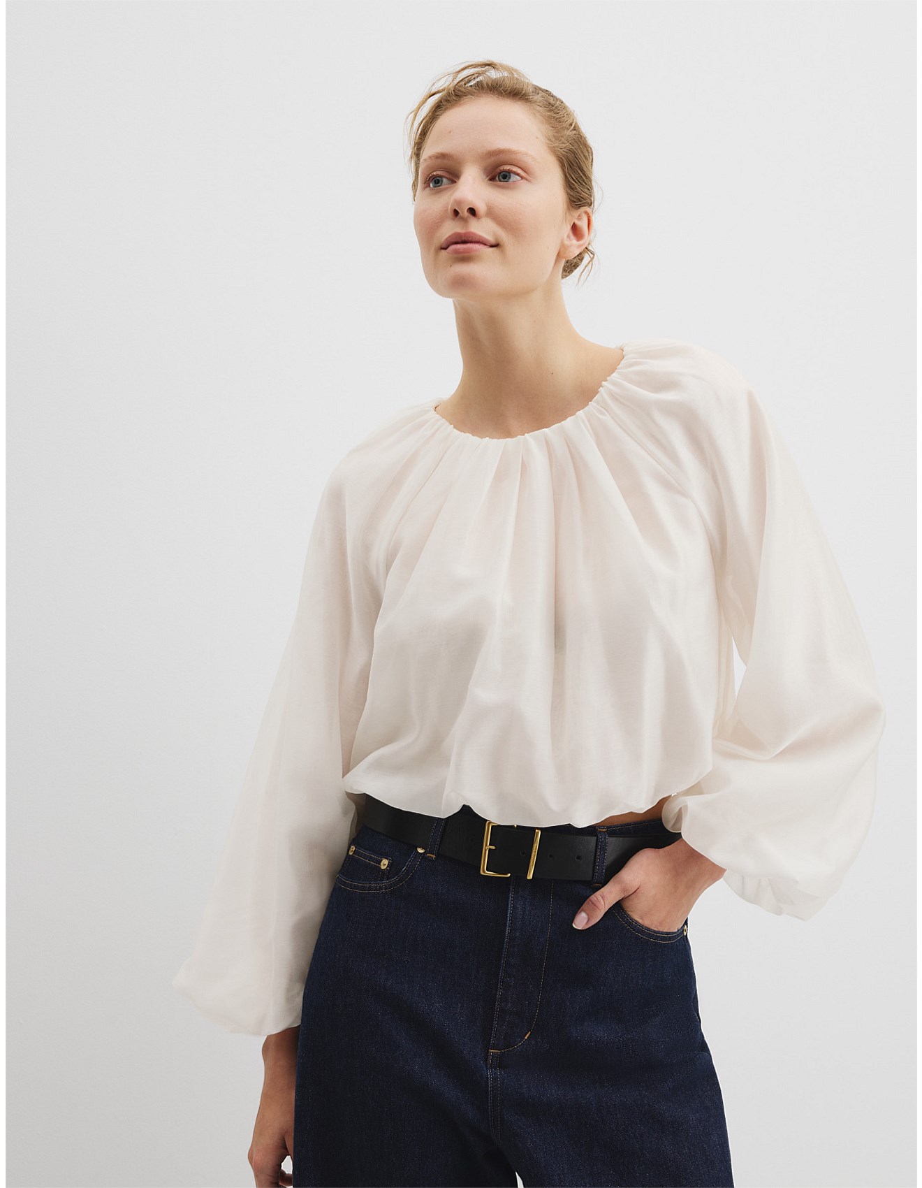 Country Road Voluminous Soft Blouse David Jones
