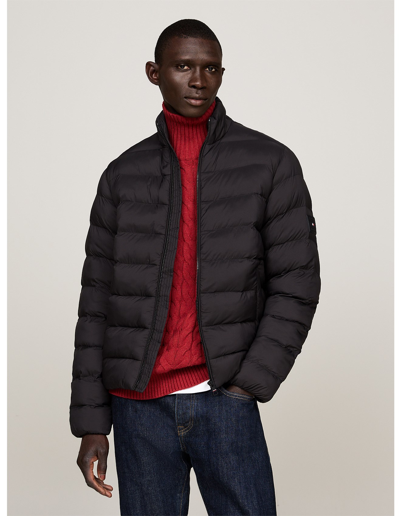 Tommy Hilfiger Mid Weight Stand Collar Jacket David Jones