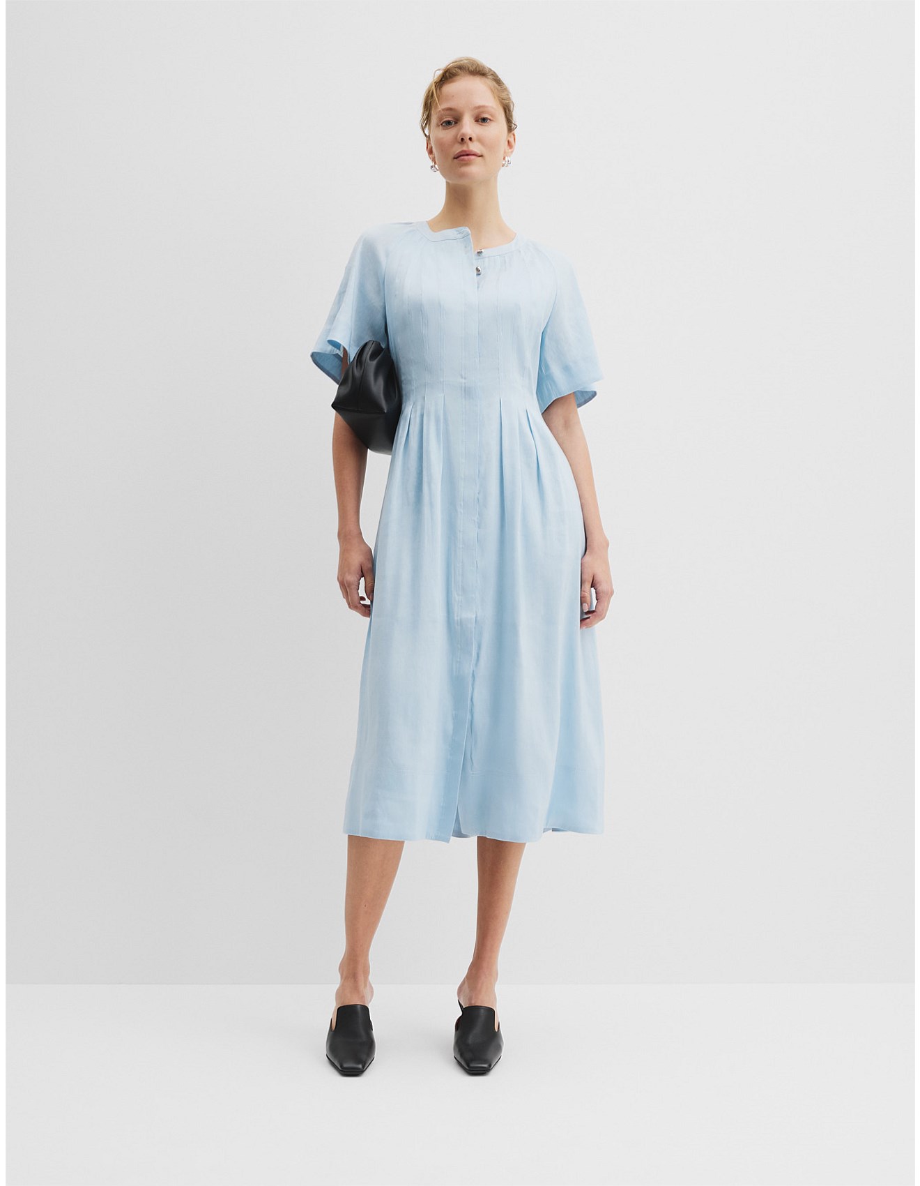 Country Road Tuck Detail Shirt Dress | David Jones