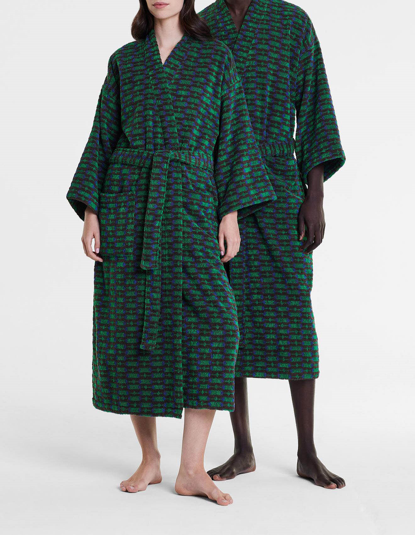 Sheridan Lakeside Towelling Robe -L/xl In Emerald | David Jones