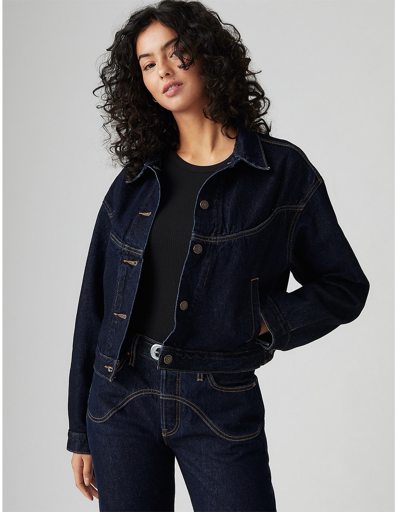 Levi's Shrunken 90s Trucker Western Top | David Jones
