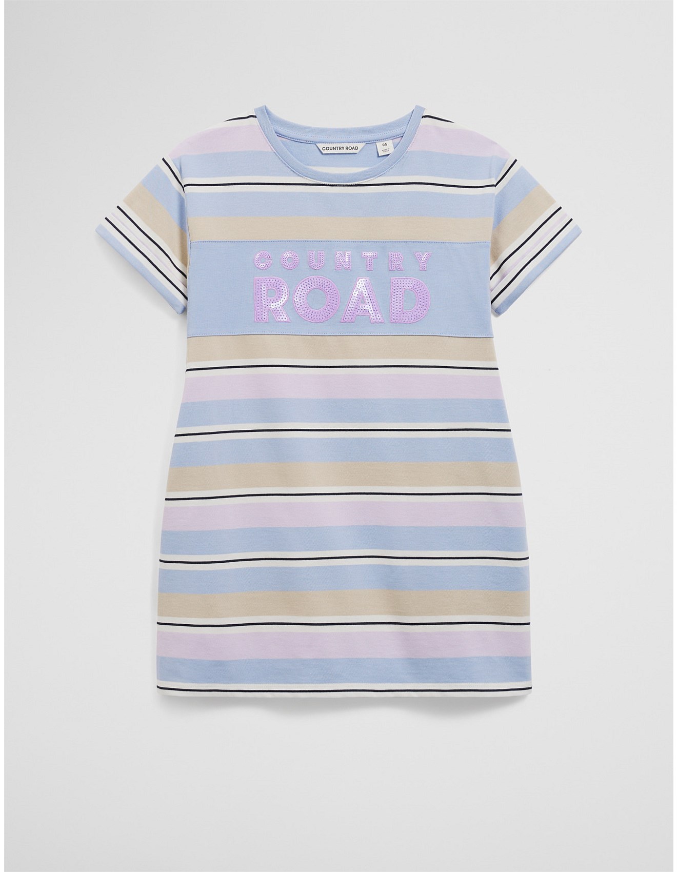 Country Road Organically Grown Cotton T-shirt Logo Dress David Jones