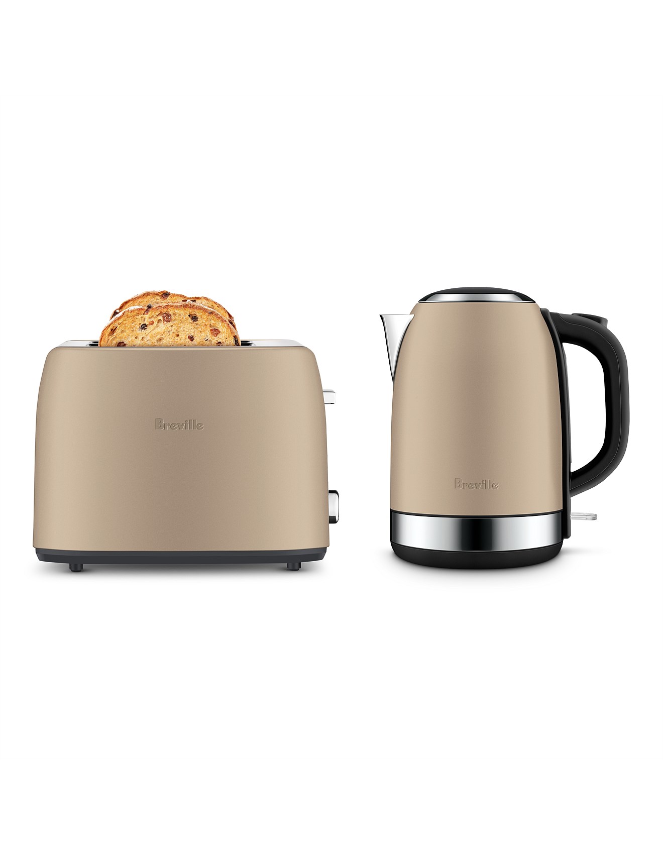 Breville Luxe Brass Kettle And Toaster Breville Bke735ssb The Soft