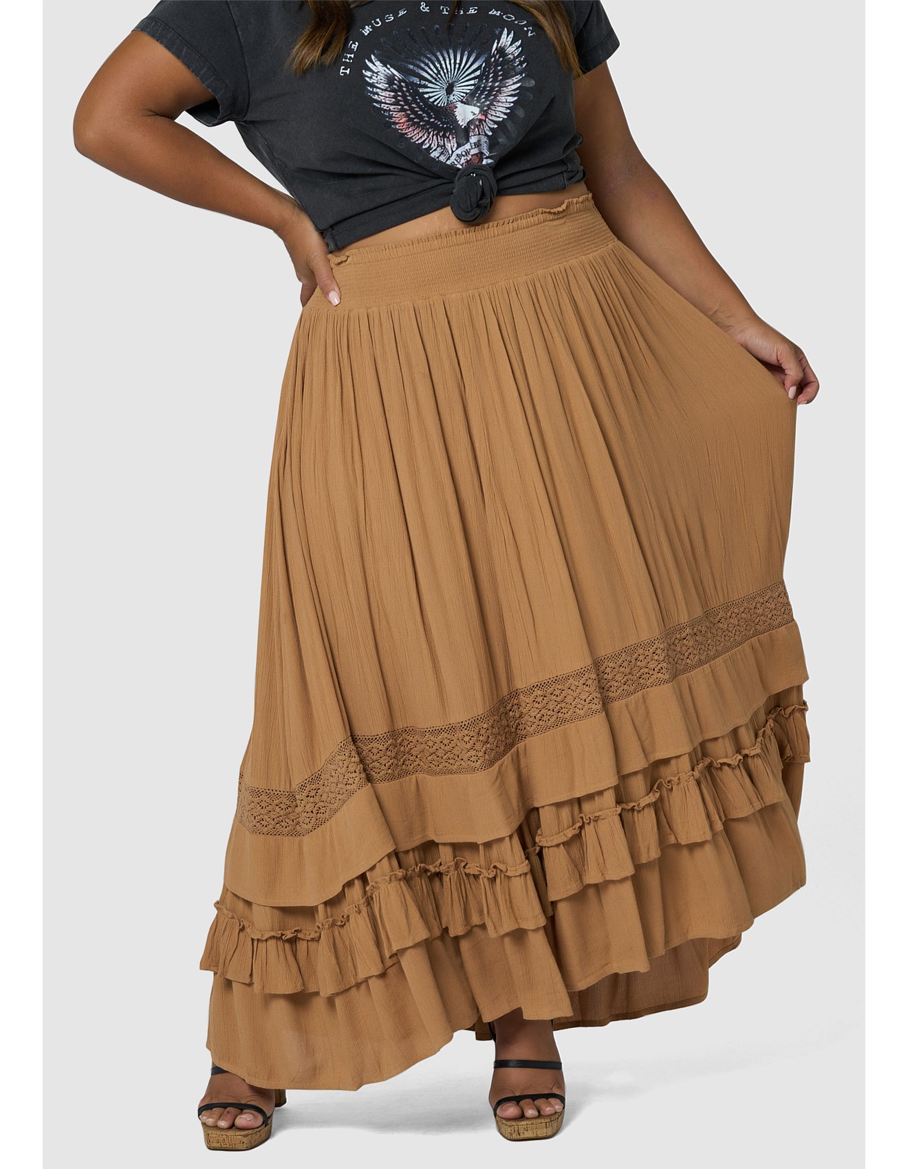Curve Project the Poetic Gypsy -Frontier Maxi Skirt David Jones