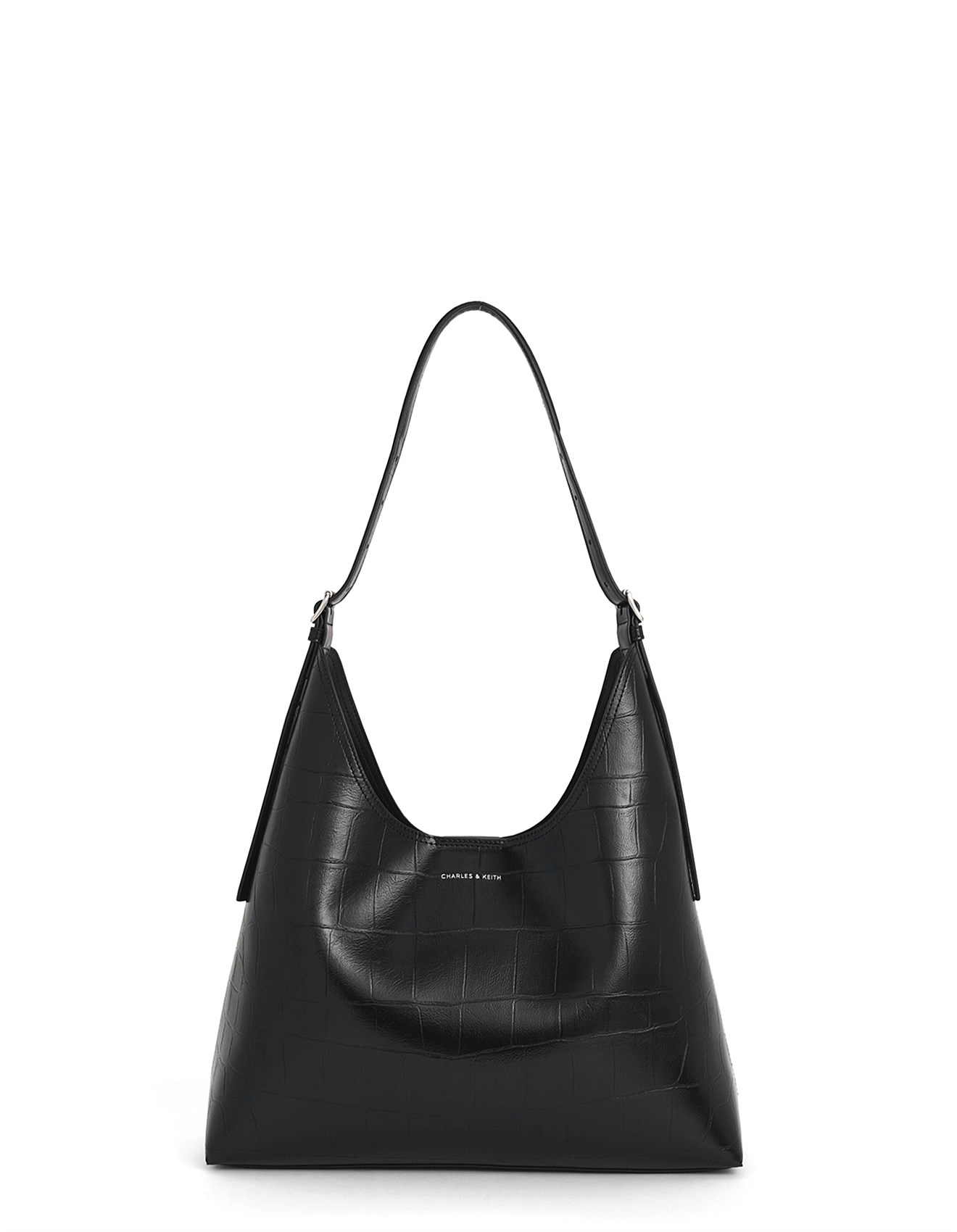 Charles Keith Liv Croc-effect Hobo Bag David Jones