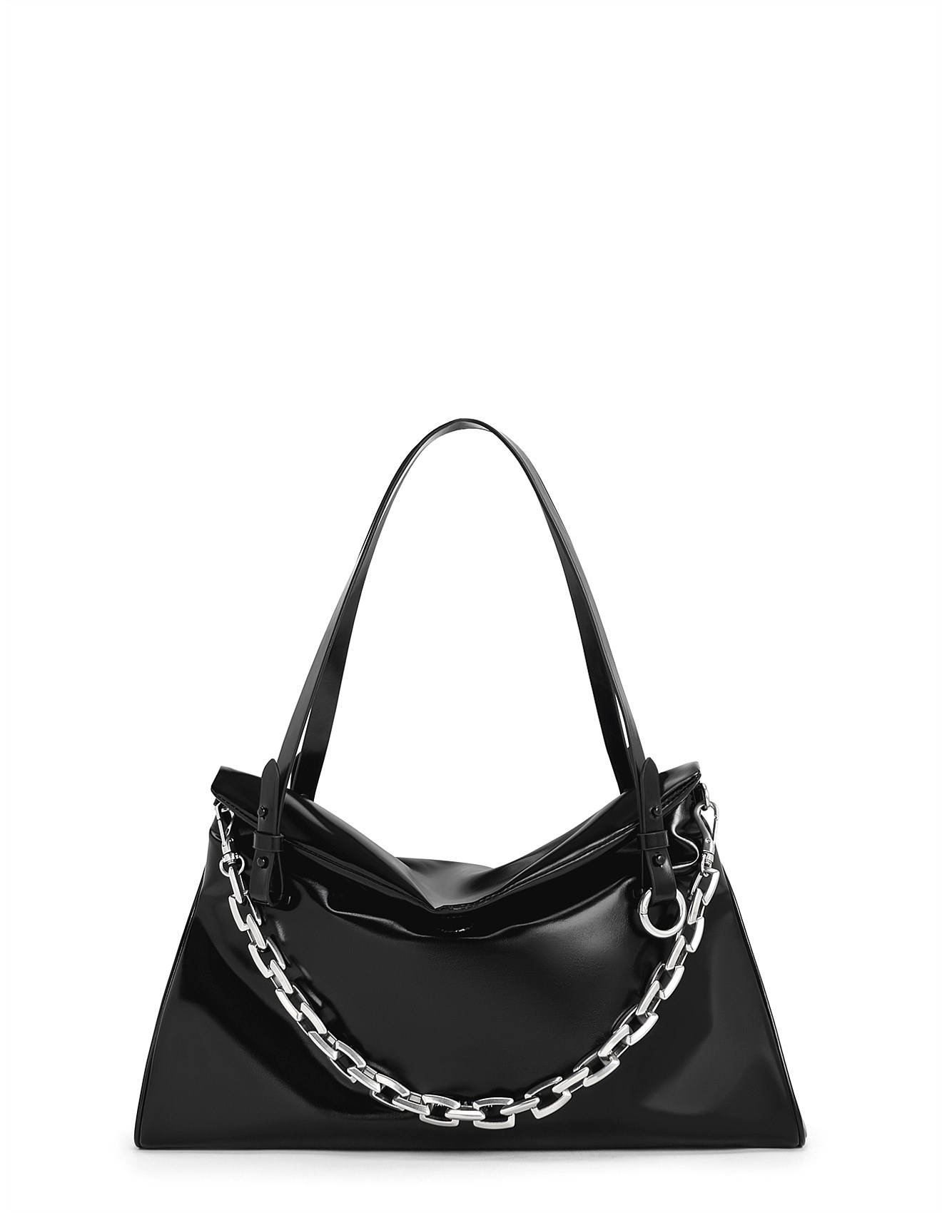 Trapeze Bag Charles And Keith Baguette Bag Ck2 Croc Effect