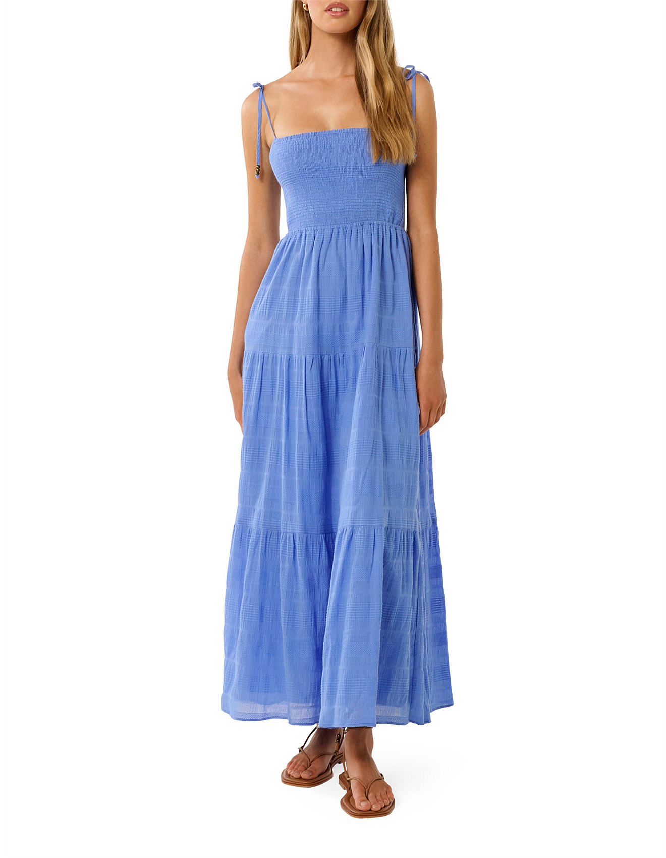 【misty blue】Riviera Double Bow Dress herlipto Riviera Double Bow Dress