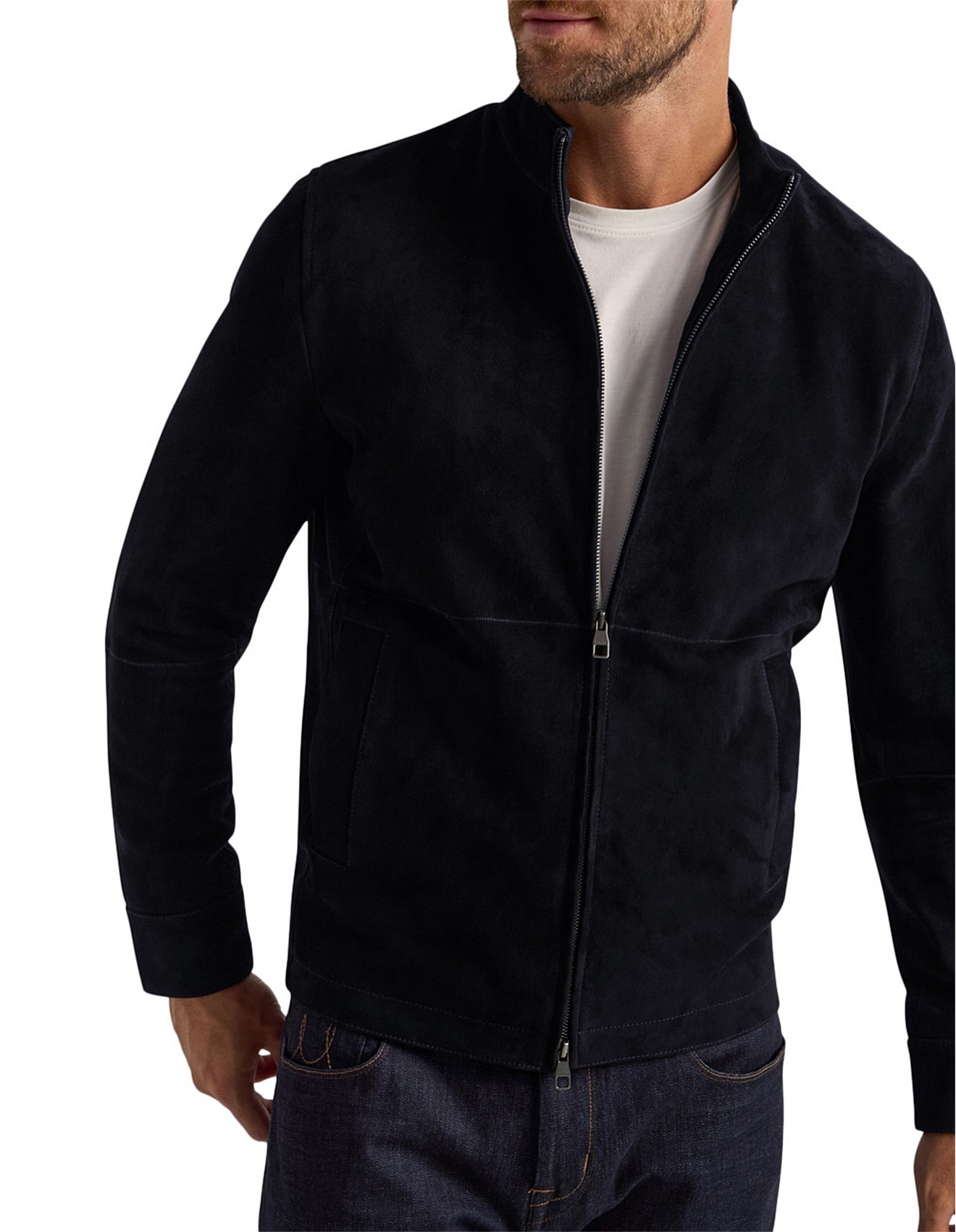 Mj Bale Delon Suede Jacket David Jones