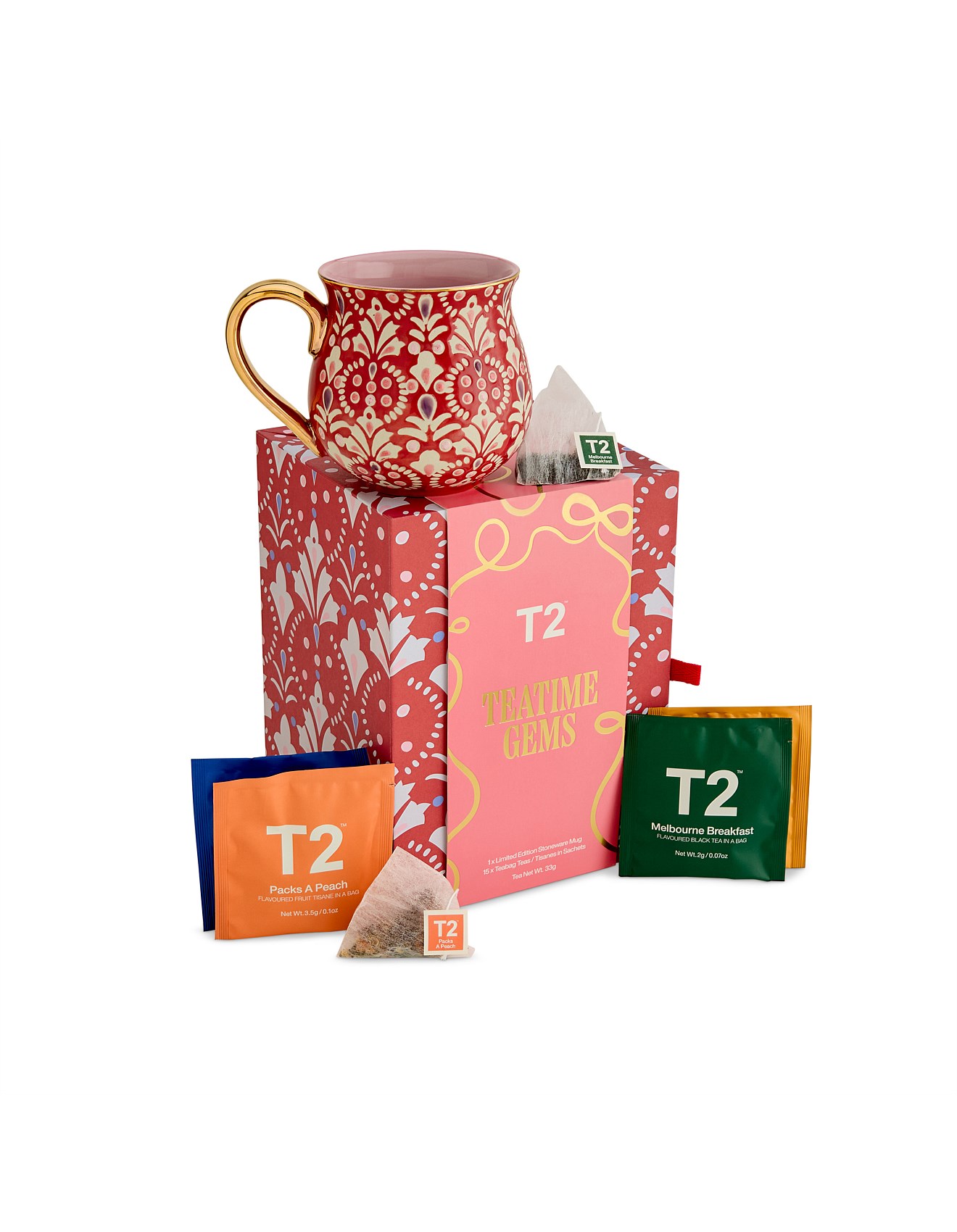 teatime♪ T2 Teatime Gems Tea Bag Gift Pack 33g | David Jones