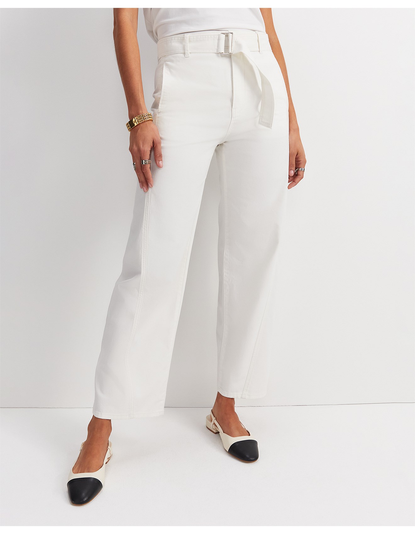 Sportscraft Montana Wide Leg Belted Jean David Jones - Main Image