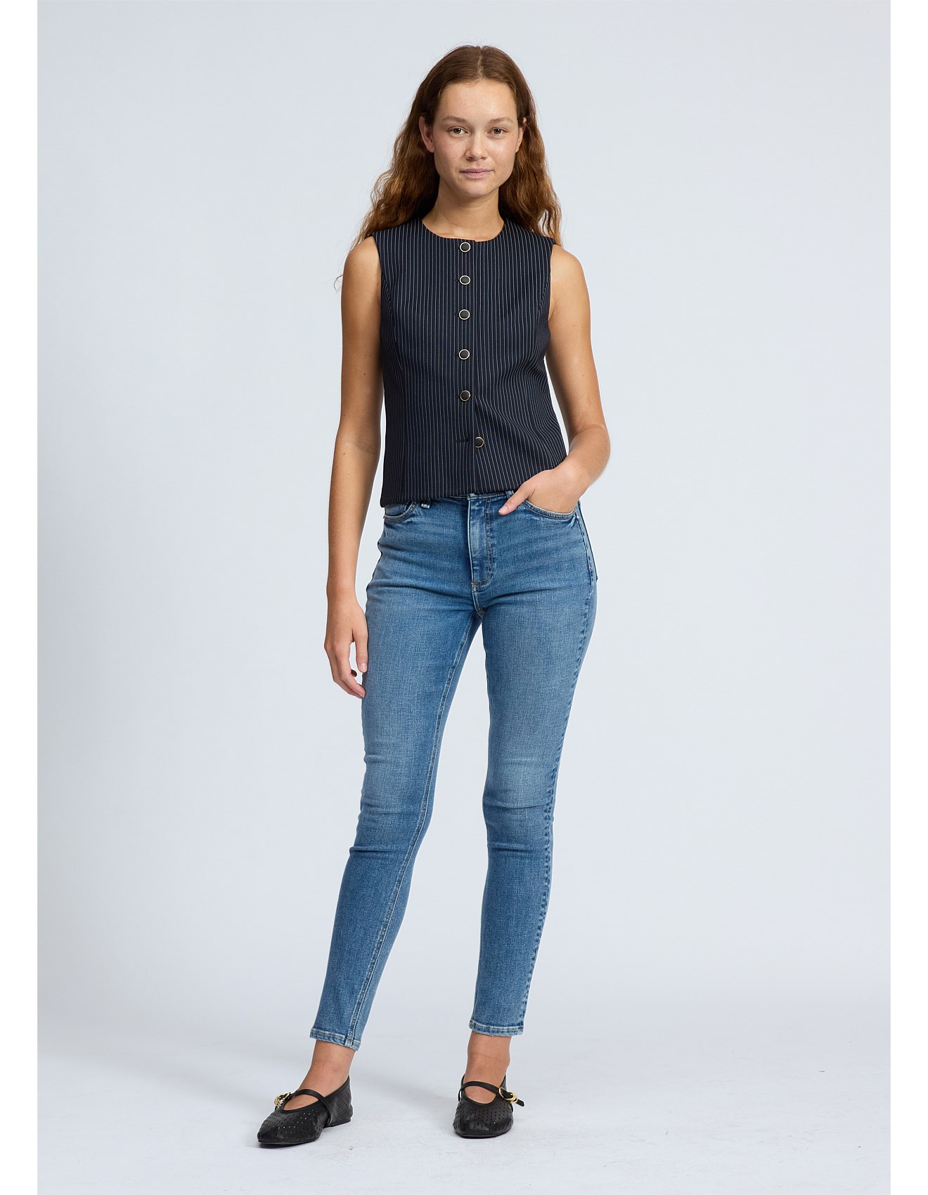 Rag Bone Flexi Nina High-rise Full Length Skinny David Jones