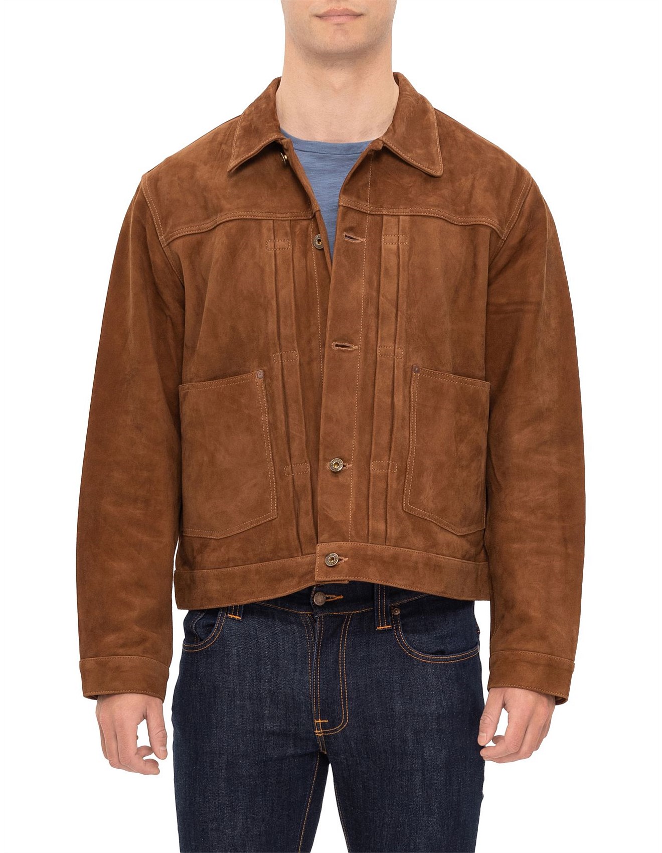 Nudie Jeans Dante Ii Suede Jacket | David Jones