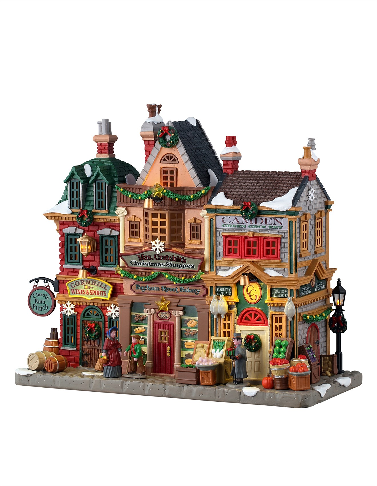 Lemax Mrs. Cratchit's Christmas Shoppe Lighted Building | David Jones